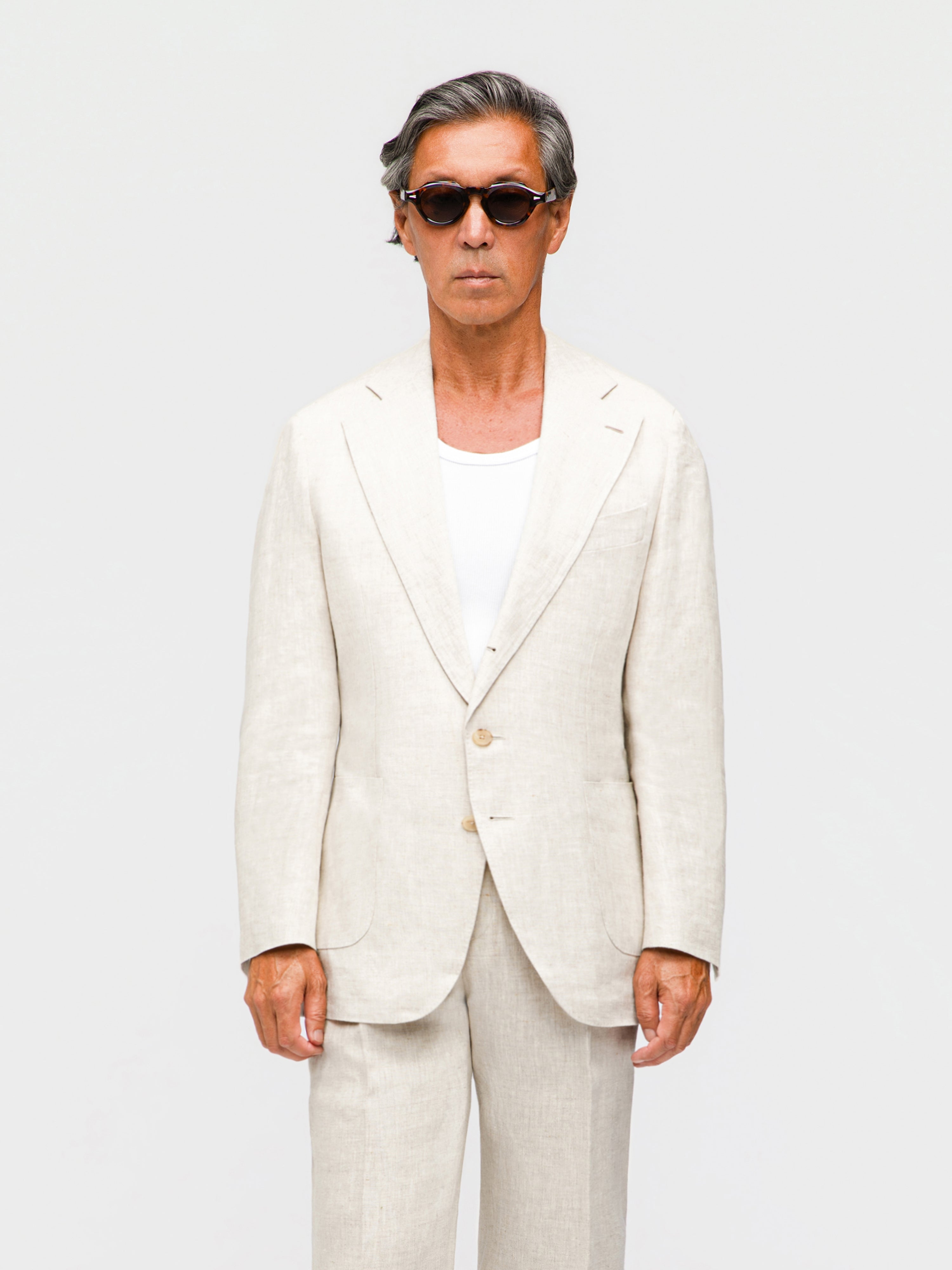 Beige Linen Jacket (SB)