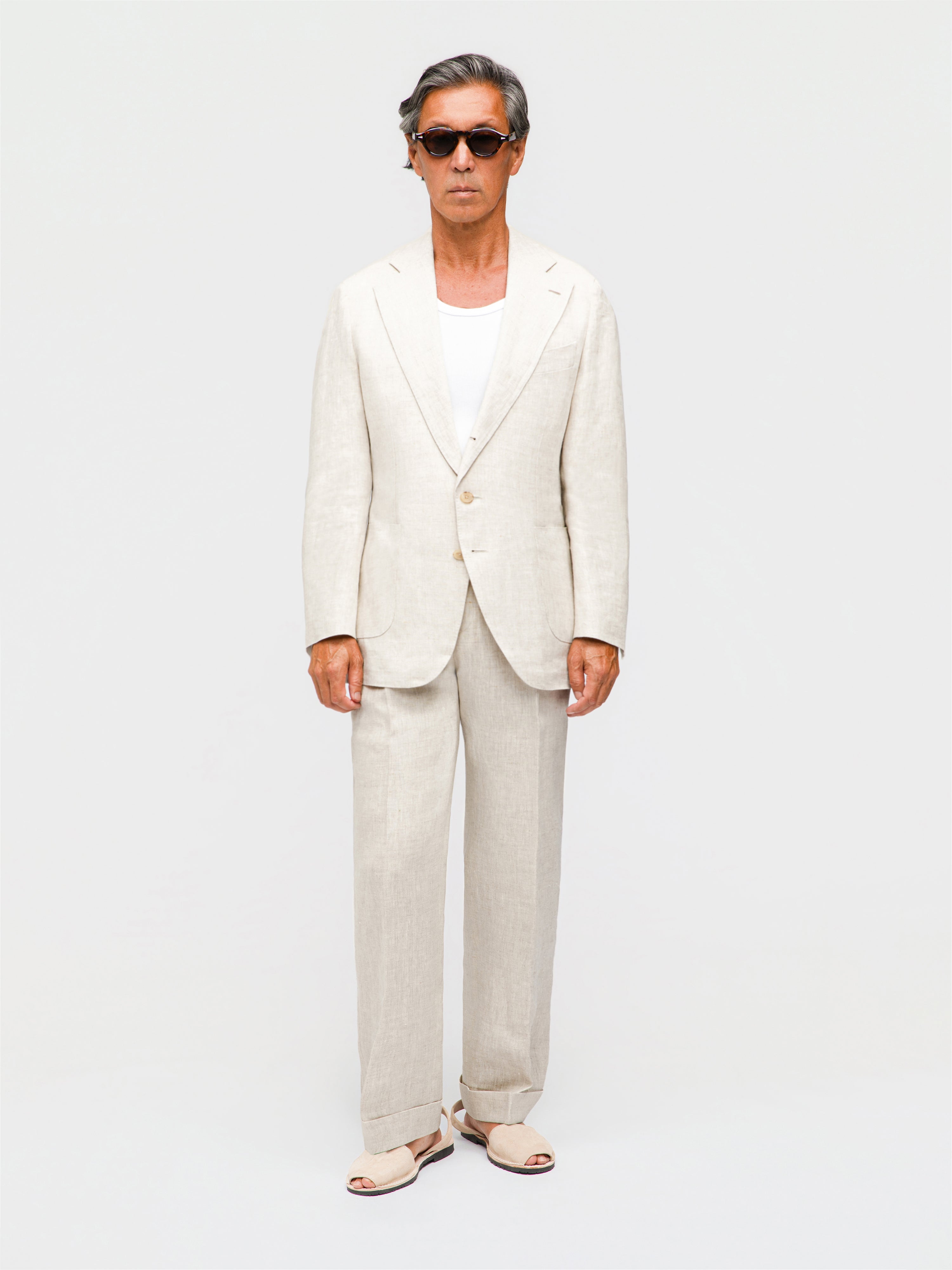 Beige Linen Jacket (SB)