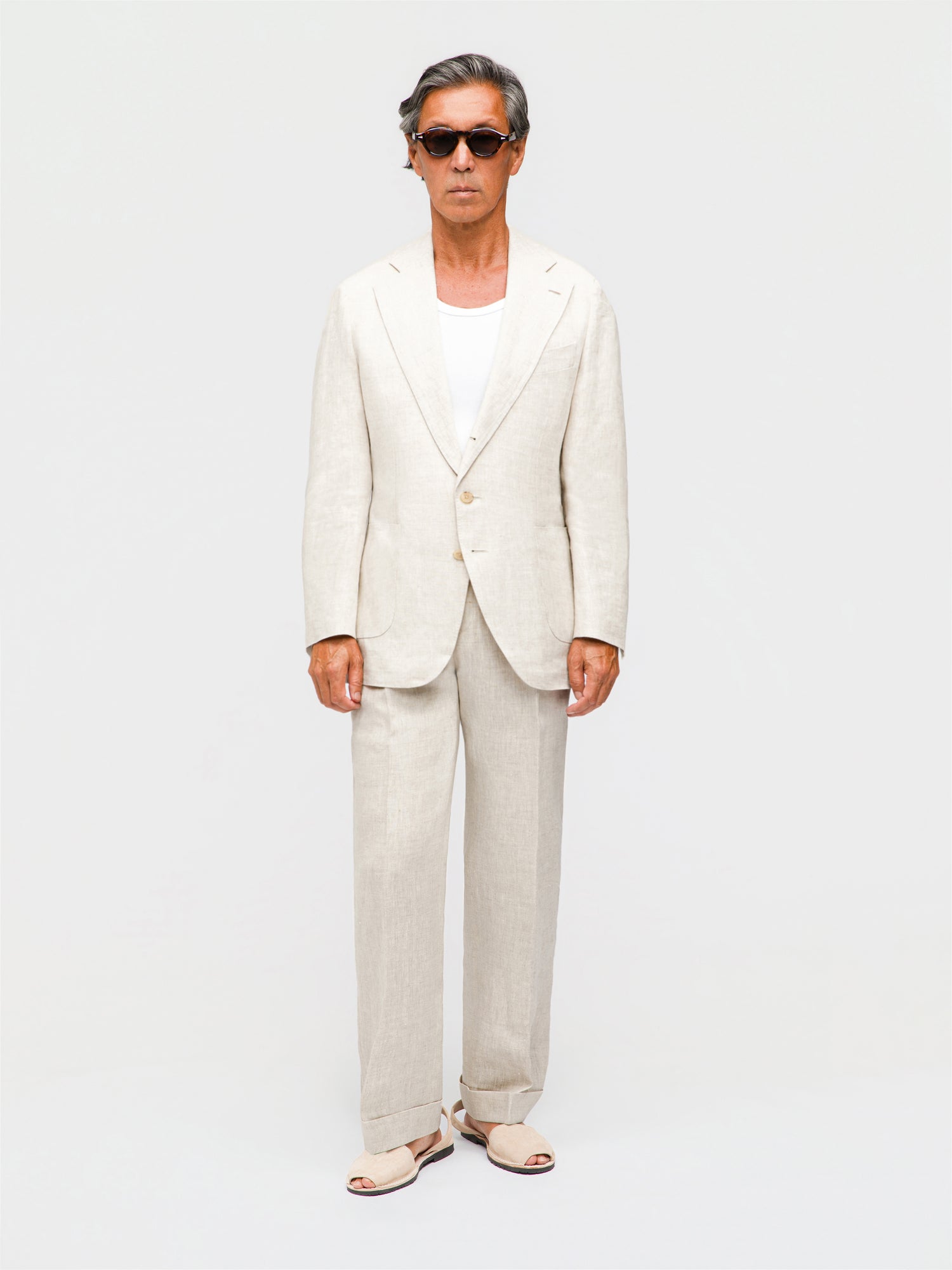 Beige Linen Jacket (SB)