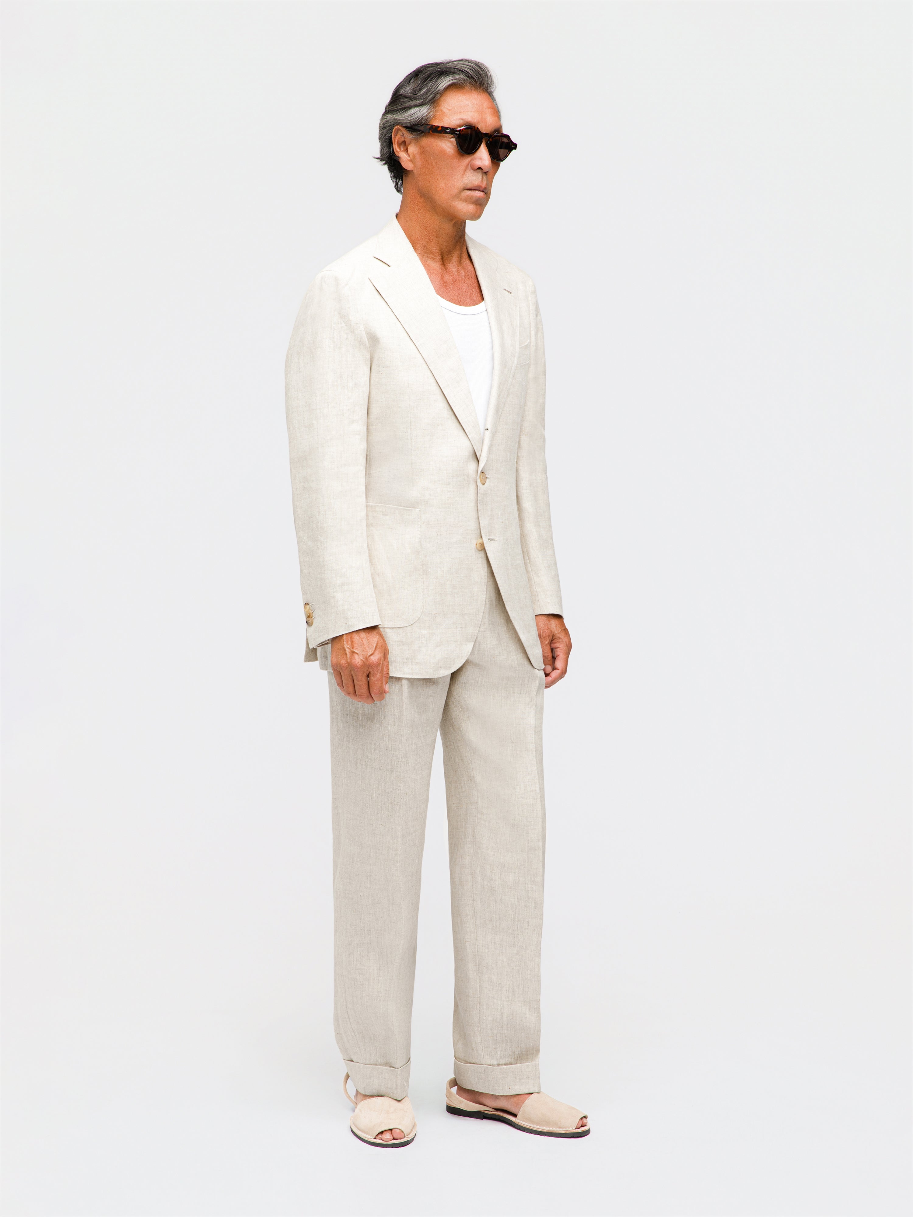 Beige Linen Jacket (SB)