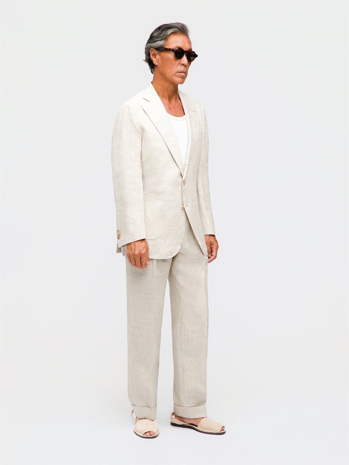 Beige Linen Jacket (SB)
