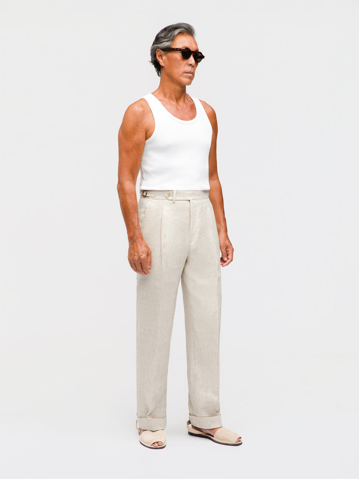 Beige Linen Suit (DB)