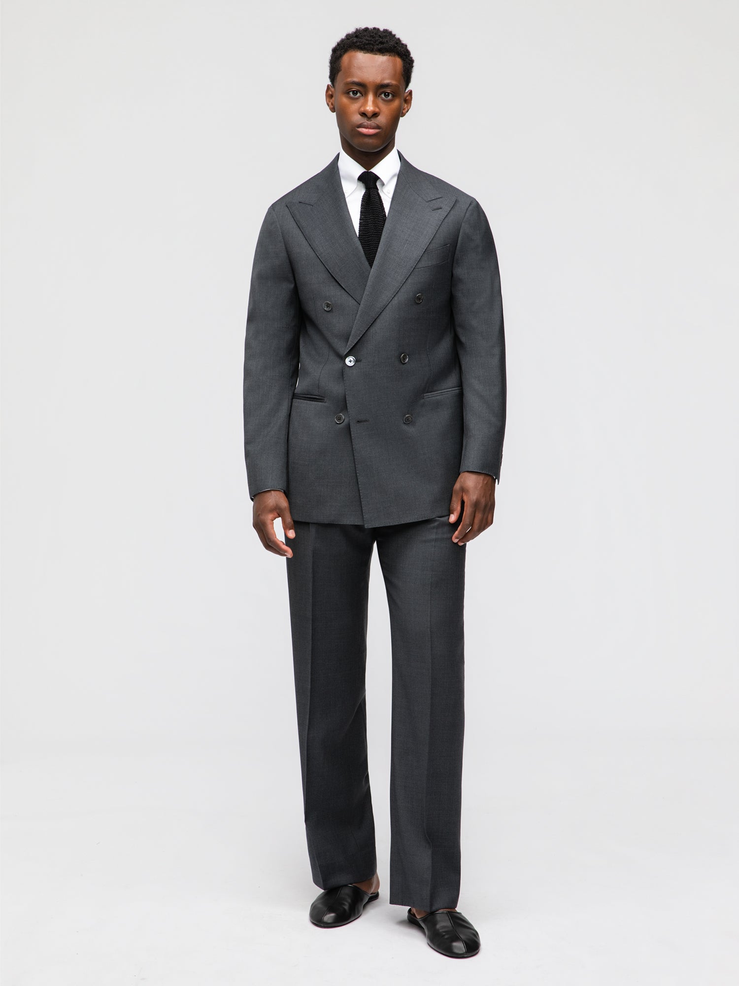 Dark Grey Wool Suit (DB)