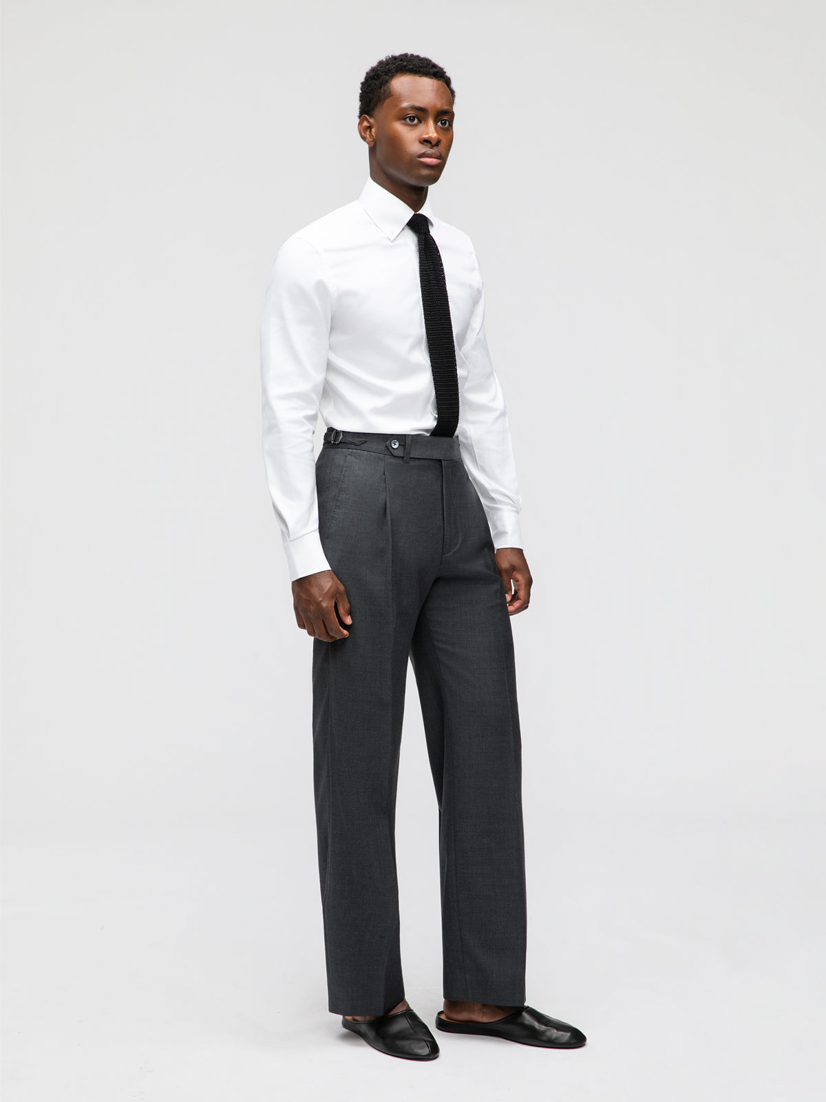 Dark Grey Wool Suit (DB) - Grand Le Mar
