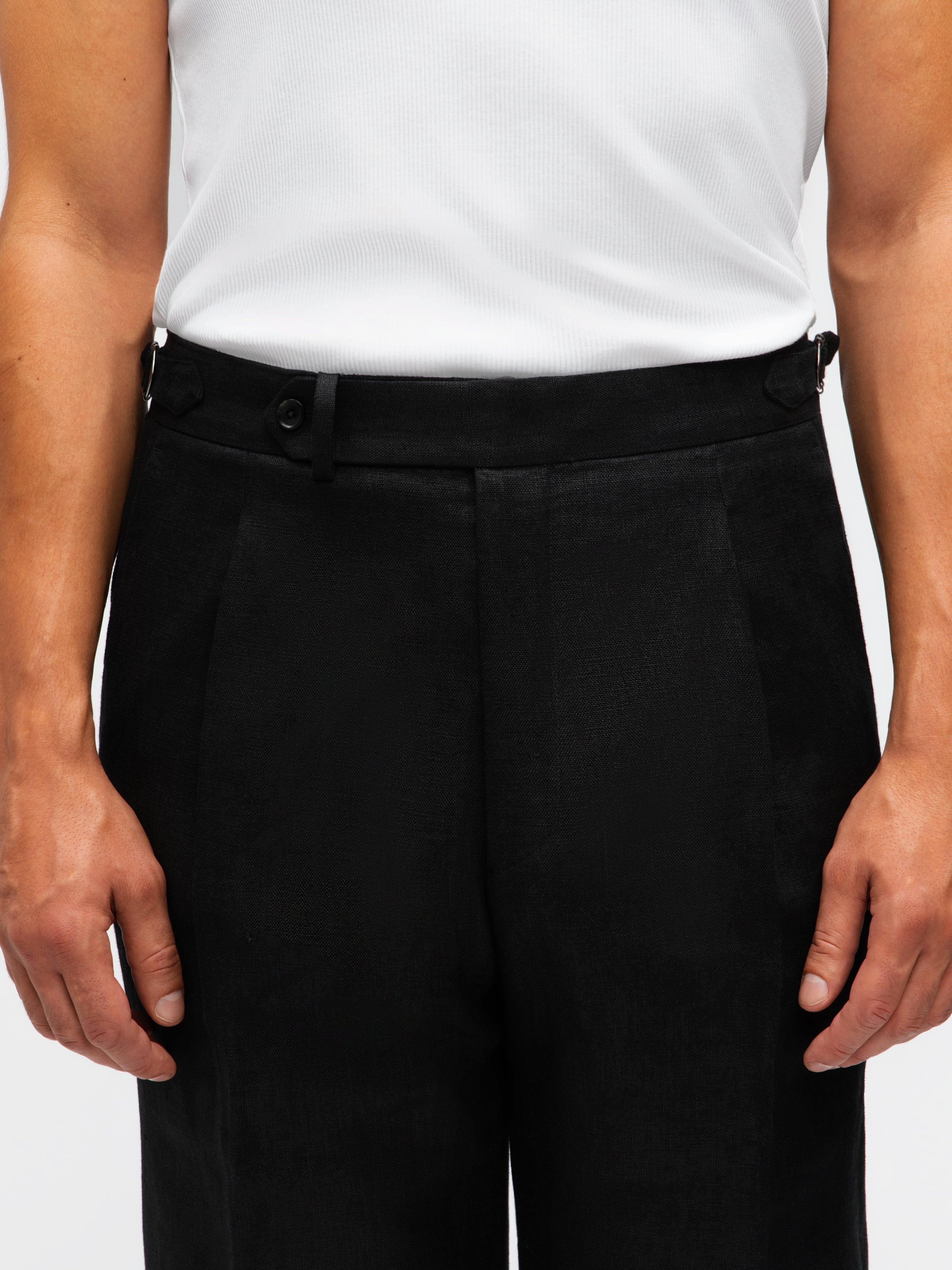 Black Linen Suit (Casual Fit)