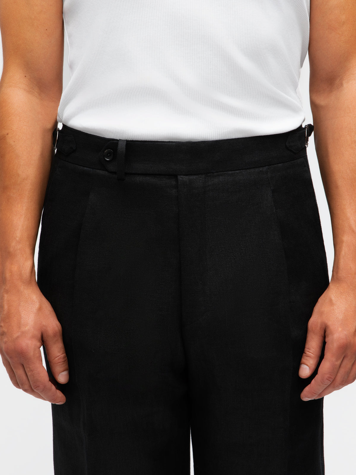 Black Linen Suit (Casual Fit)