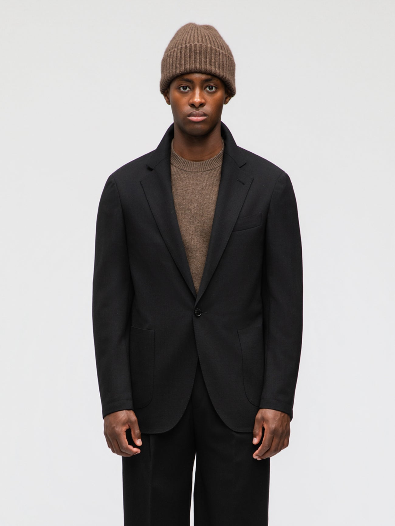Black Heavyweight High Twist Suit