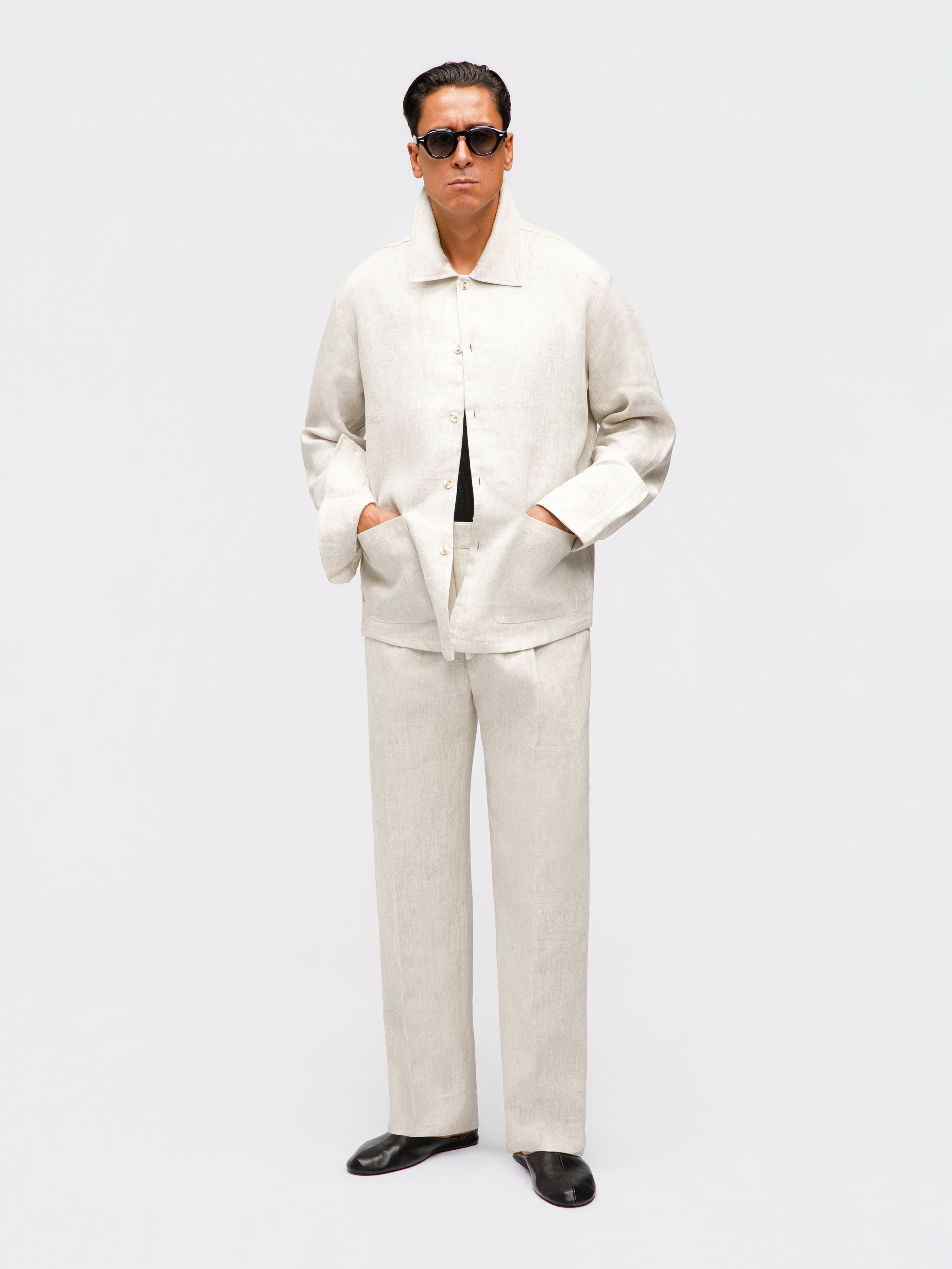 linen dress jacket Men's 100% Natural Linen Suit Jacket, 42 Regular, Modern Fit