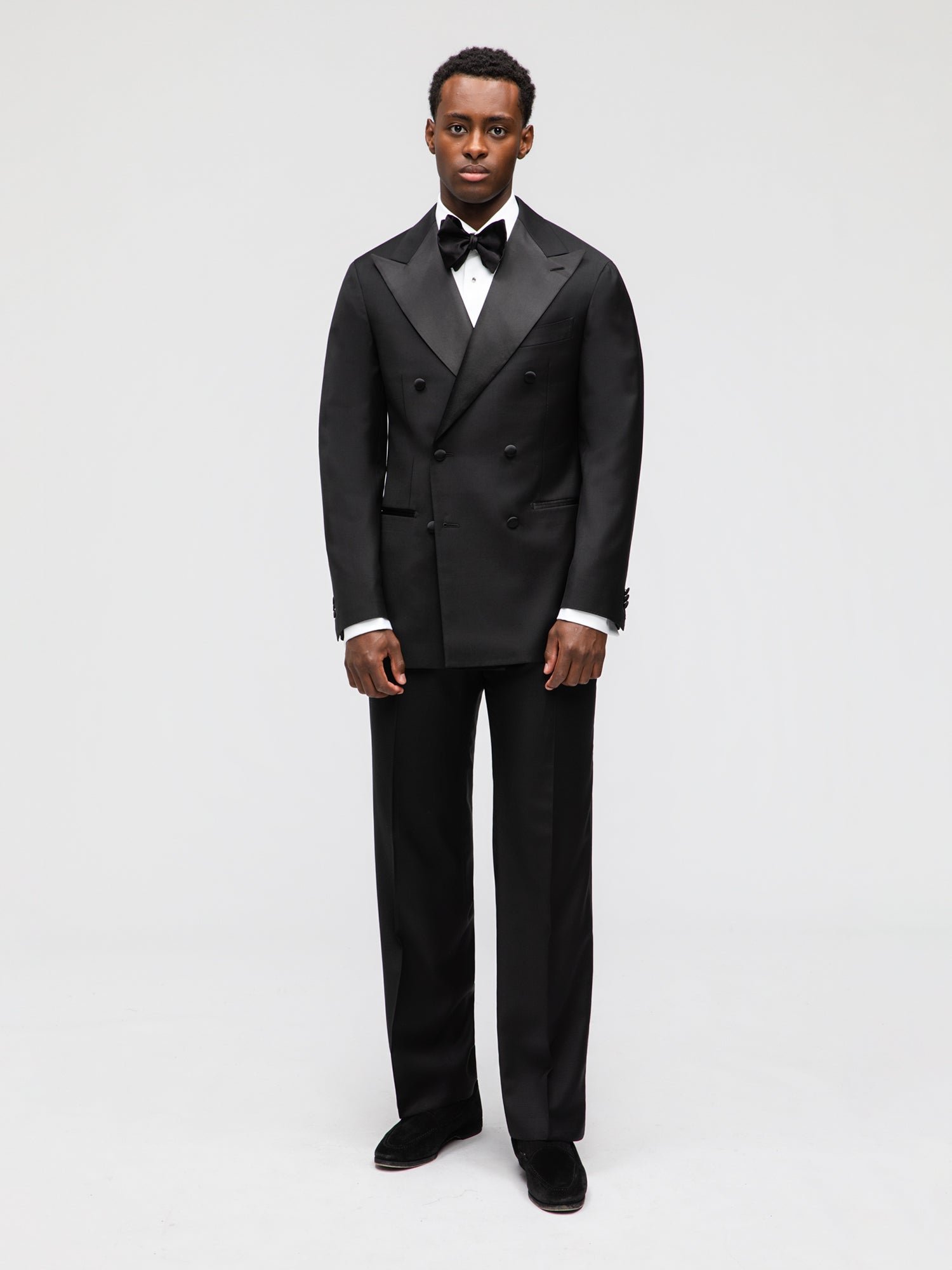 Black Wool Tuxedo (DB) - Grand Le Mar