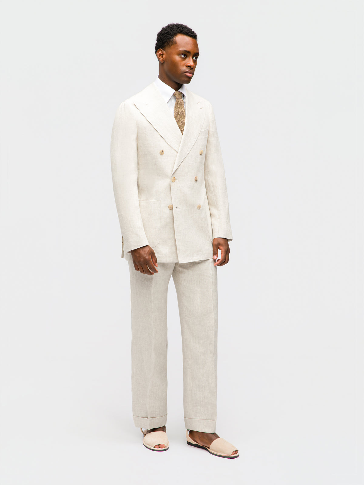 Beige Linen Suit (DB)