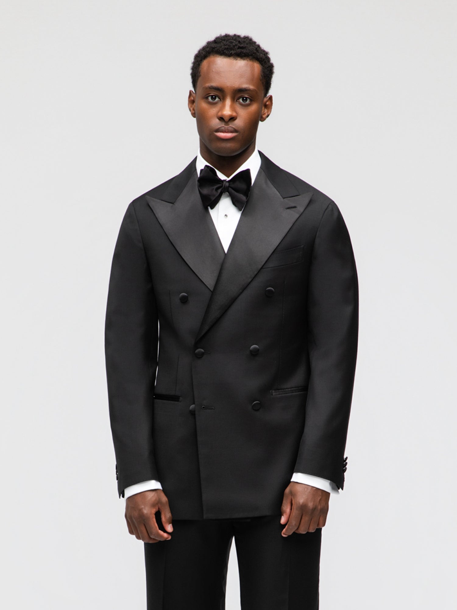 Black Wool Tuxedo (DB) - Grand Le Mar
