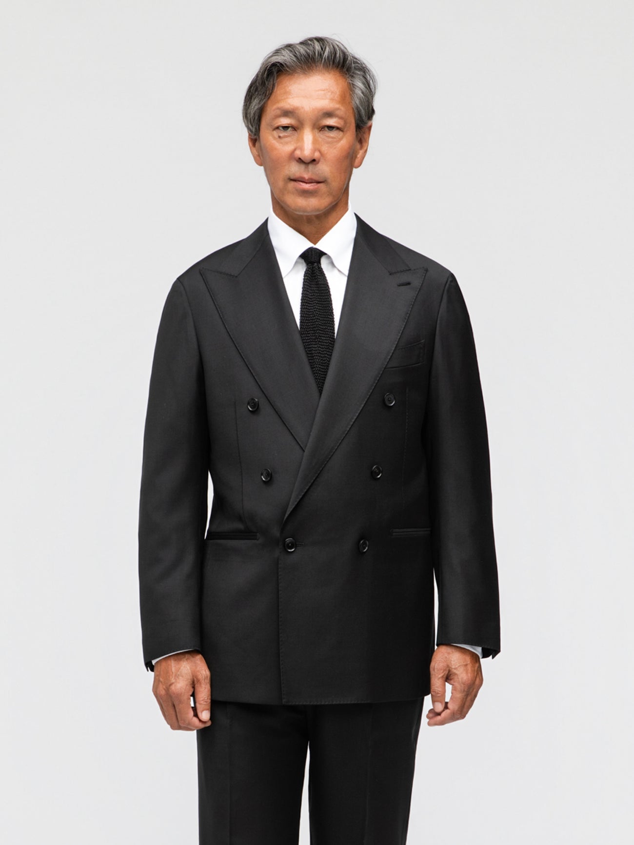 Black Wool Suit - Grand Le Mar