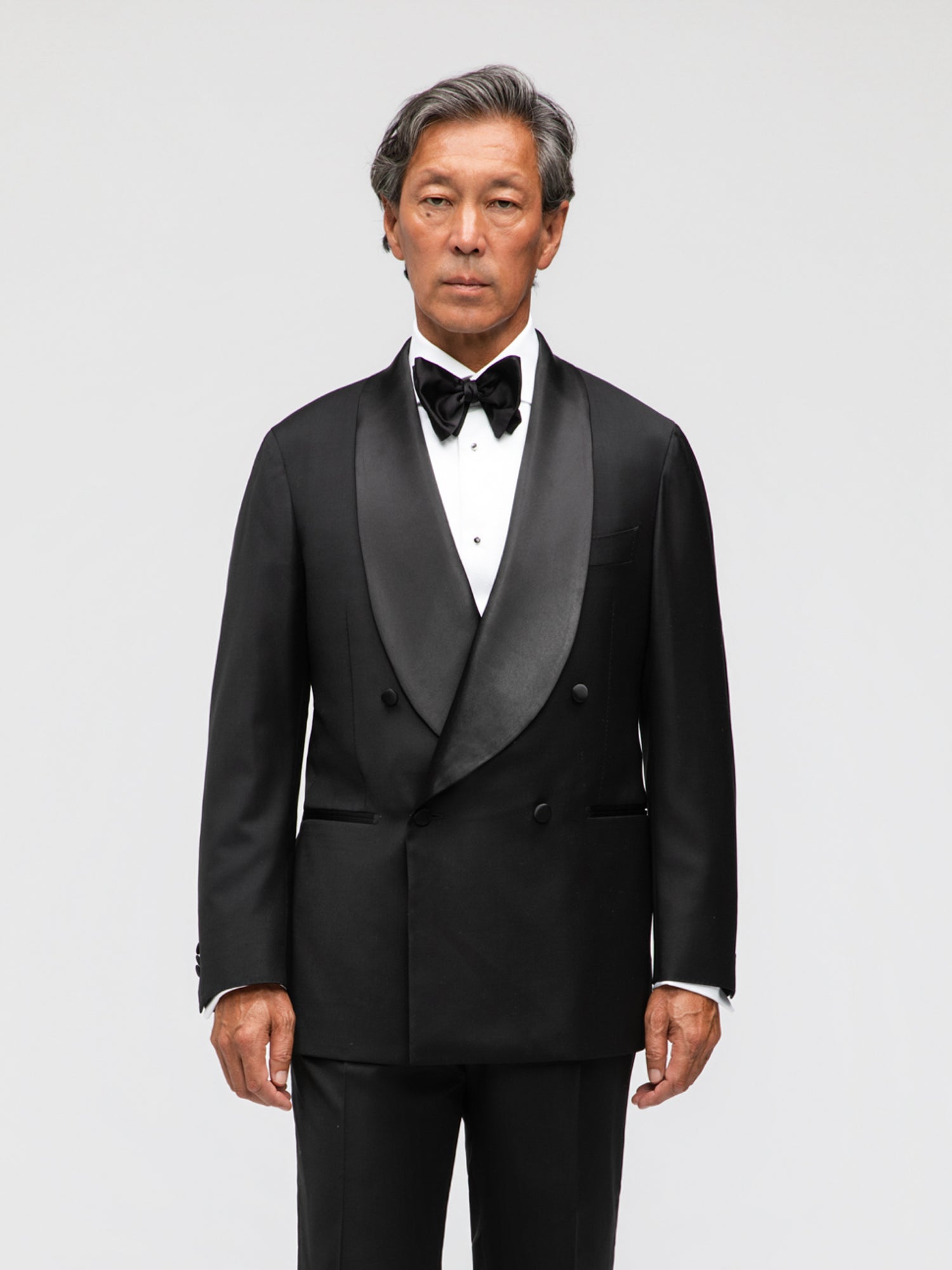 Black Wool Tuxedo (DB Shawl) - Grand Le Mar