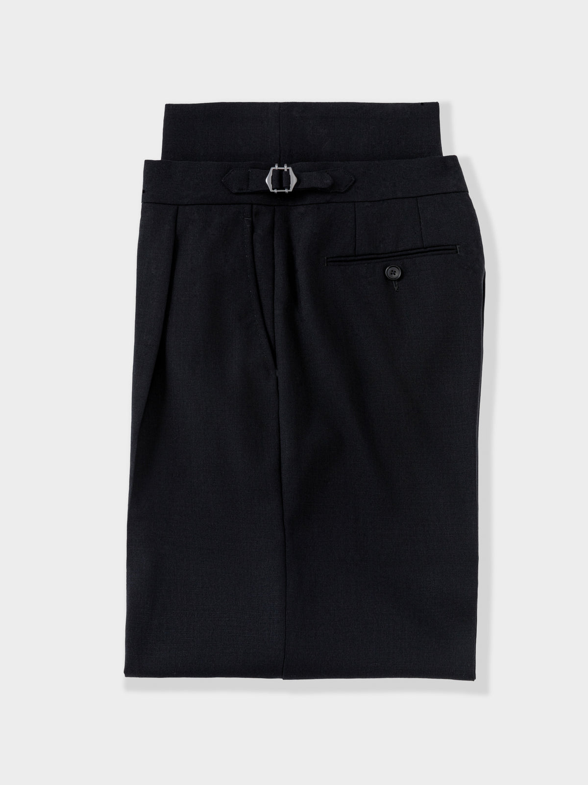 Black Heavyweight High Twist Suit - Grand Le Mar