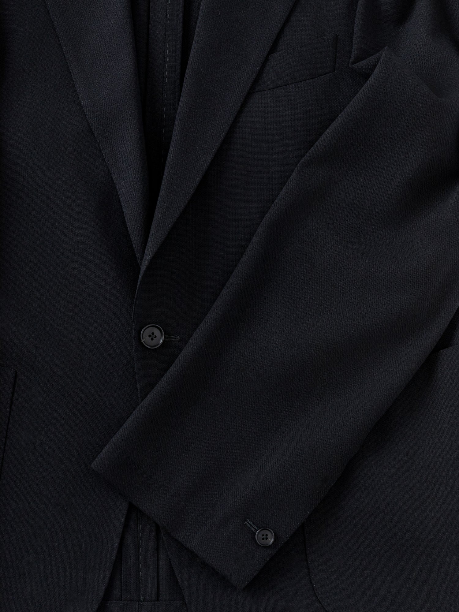 Black Heavyweight High Twist Suit