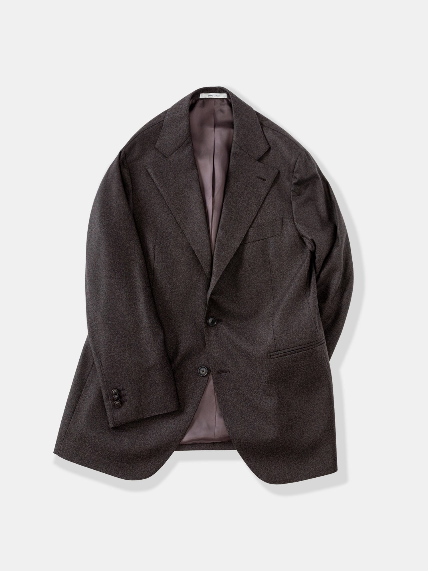 Brown Flannel Wool Jacket (SB)