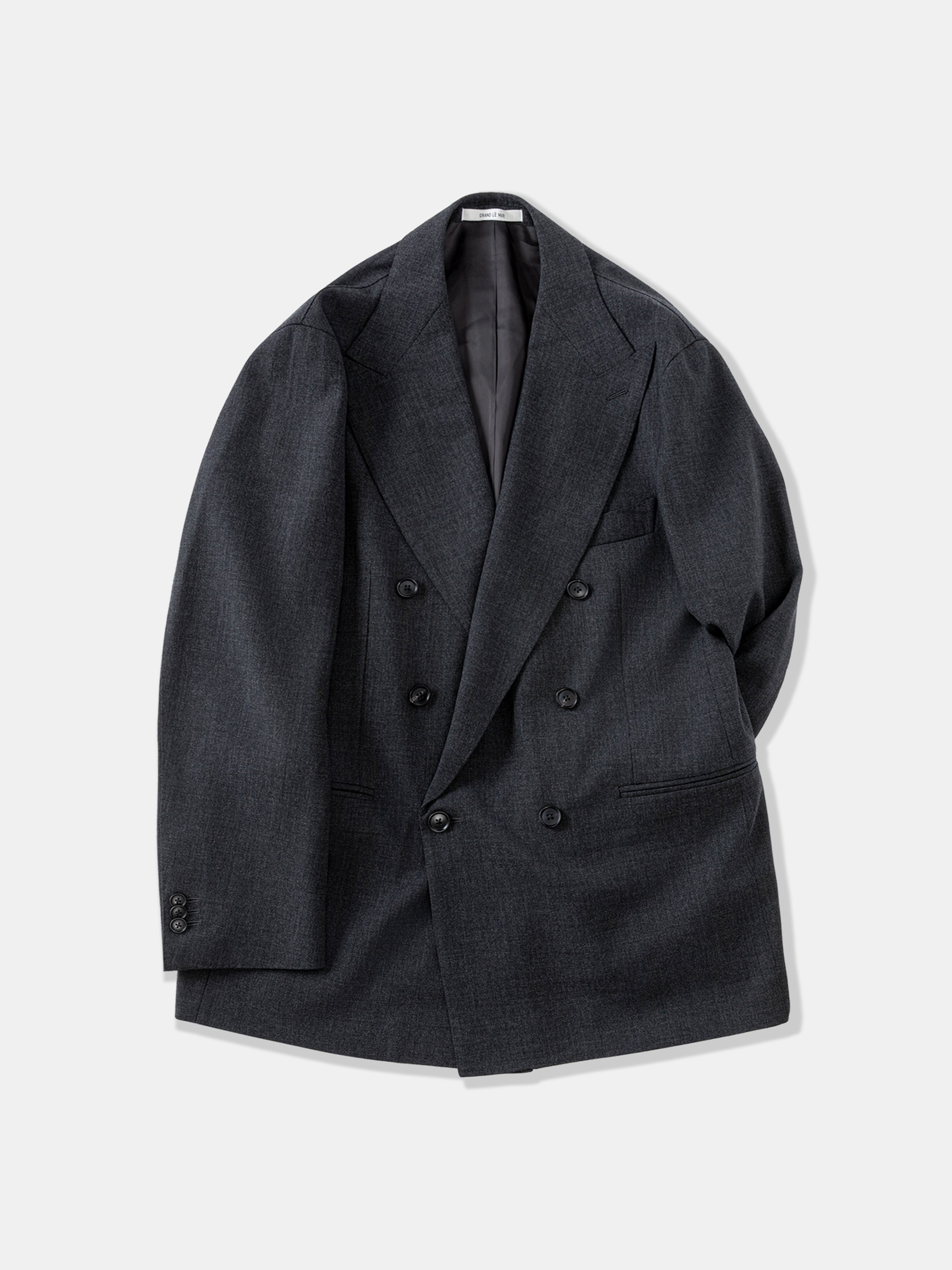 Charcoal Heavyweight High Twist Jacket