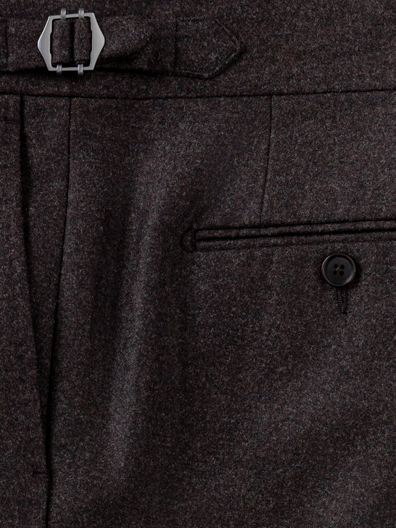 Brown Flannel Wool Suit (DB) - Grand Le Mar