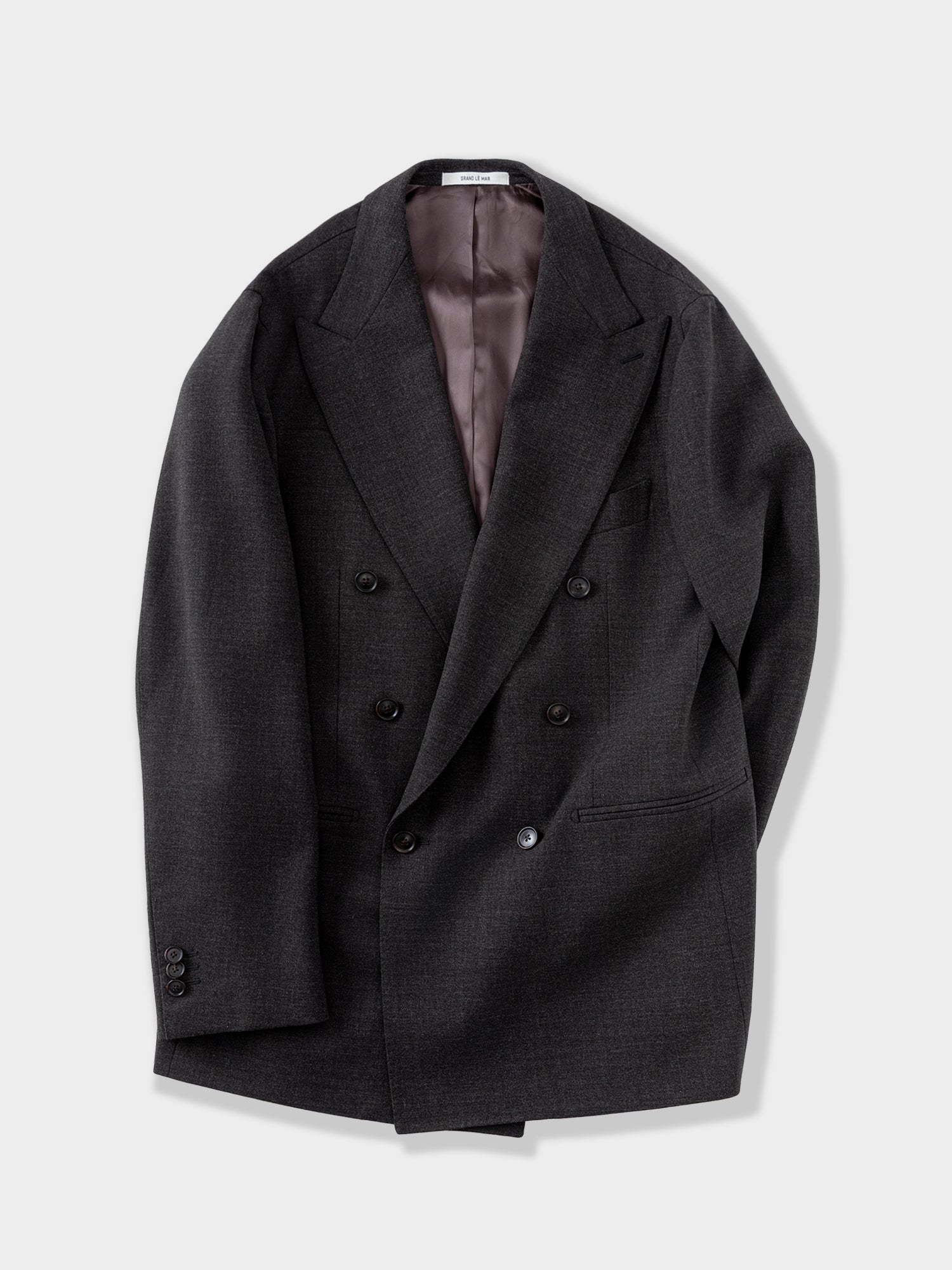 Dark Brown Heavyweight High Twist Suit