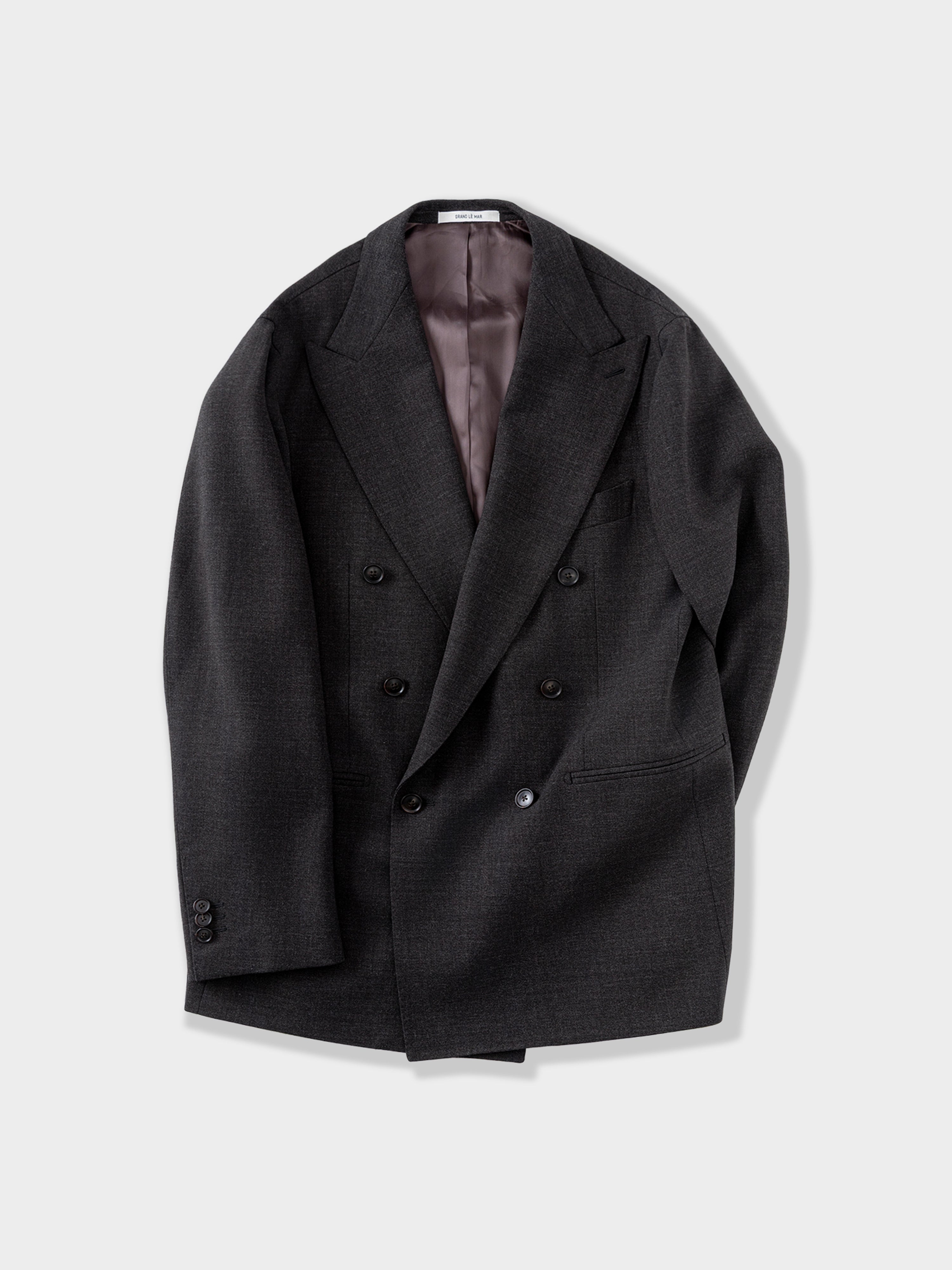 Dark Brown Heavyweight High Twist Jacket