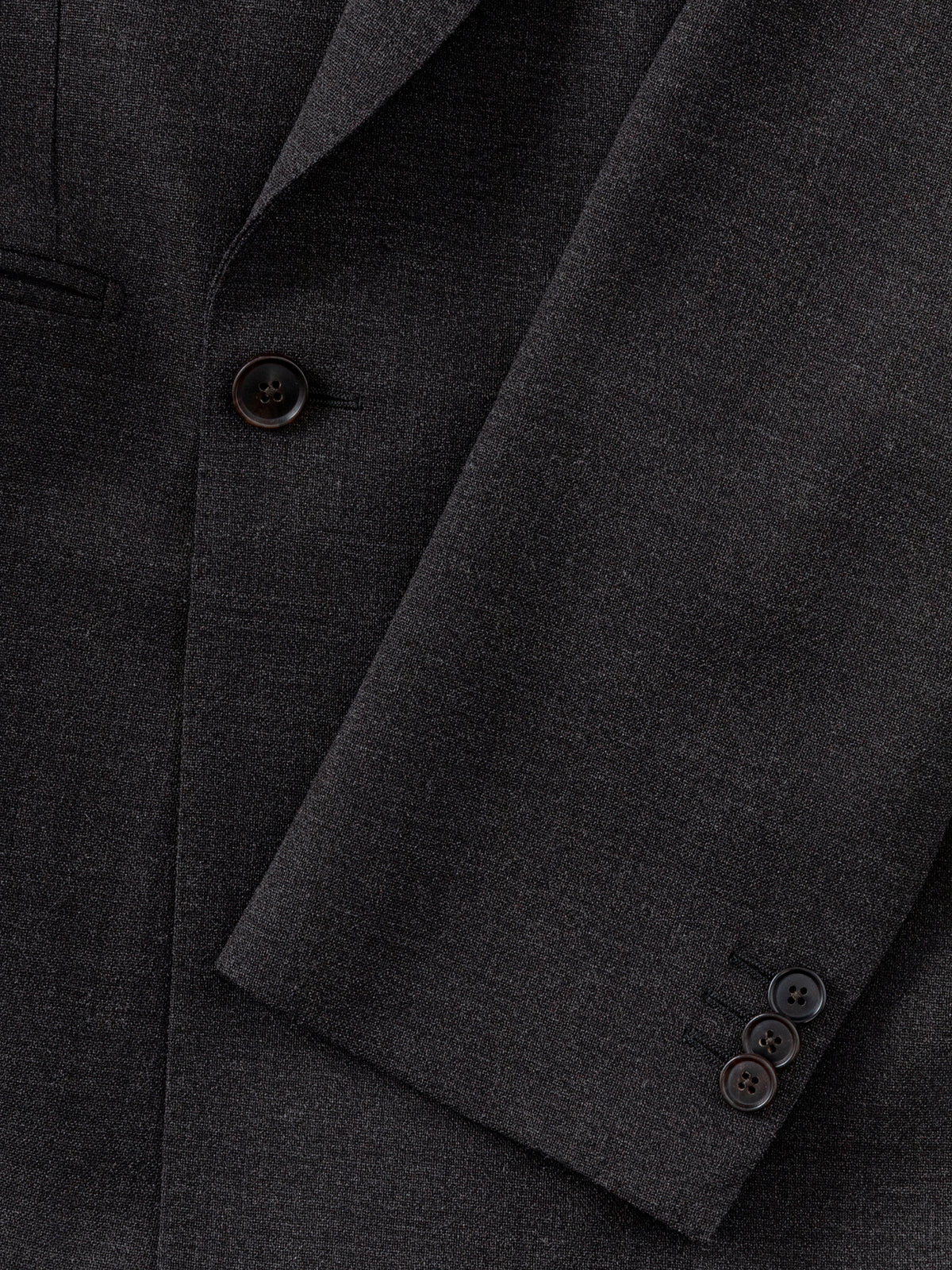 Dark Brown Heavyweight High Twist Suit - Grand Le Mar