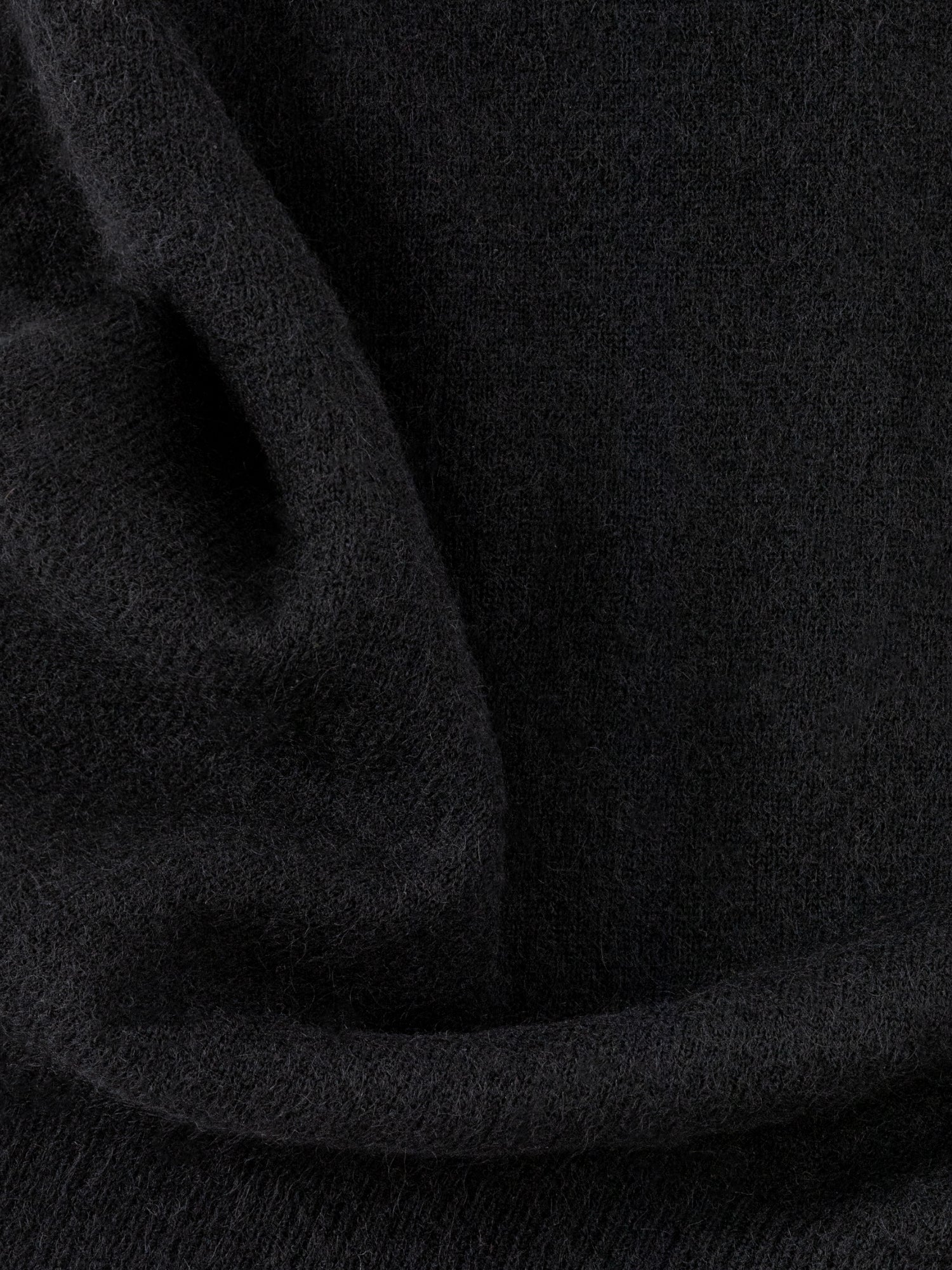 Black Mohair Vest - Grand Le Mar