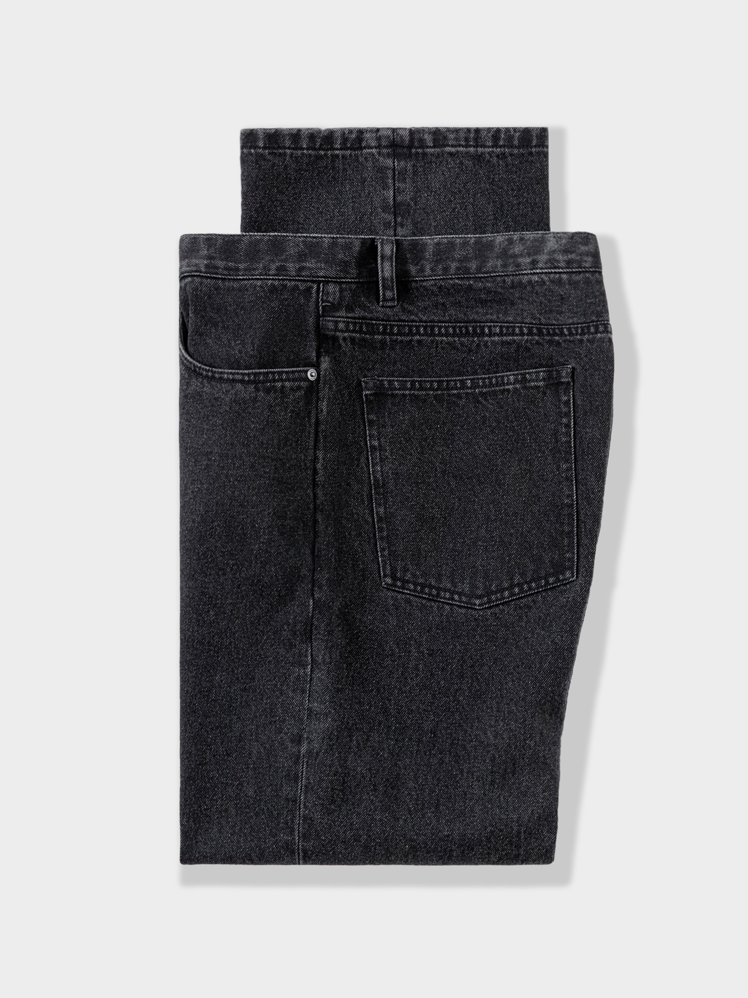 Grey Washed Denim Jeans