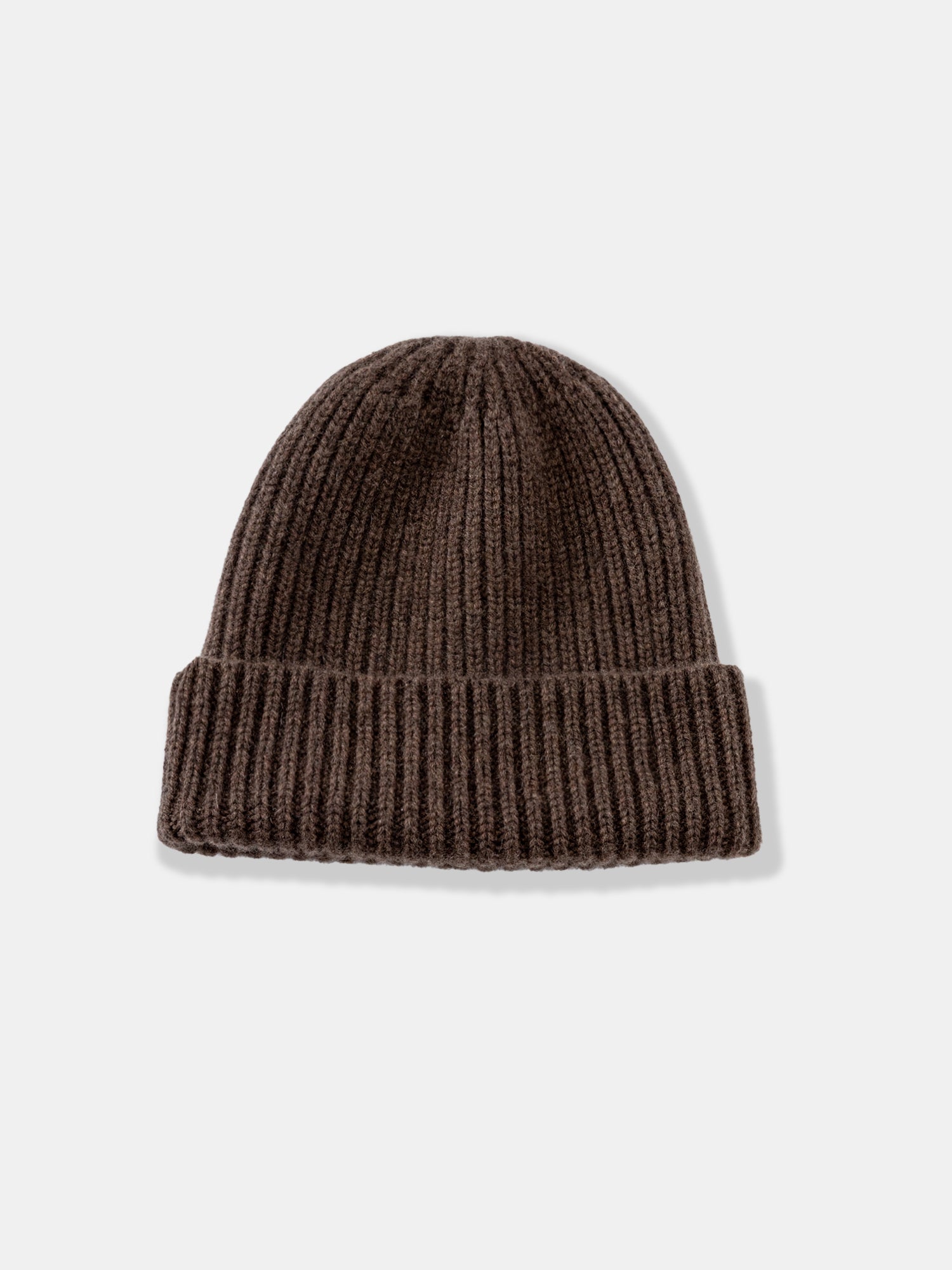 Brown Cashmere Beanie - Grand Le Mar