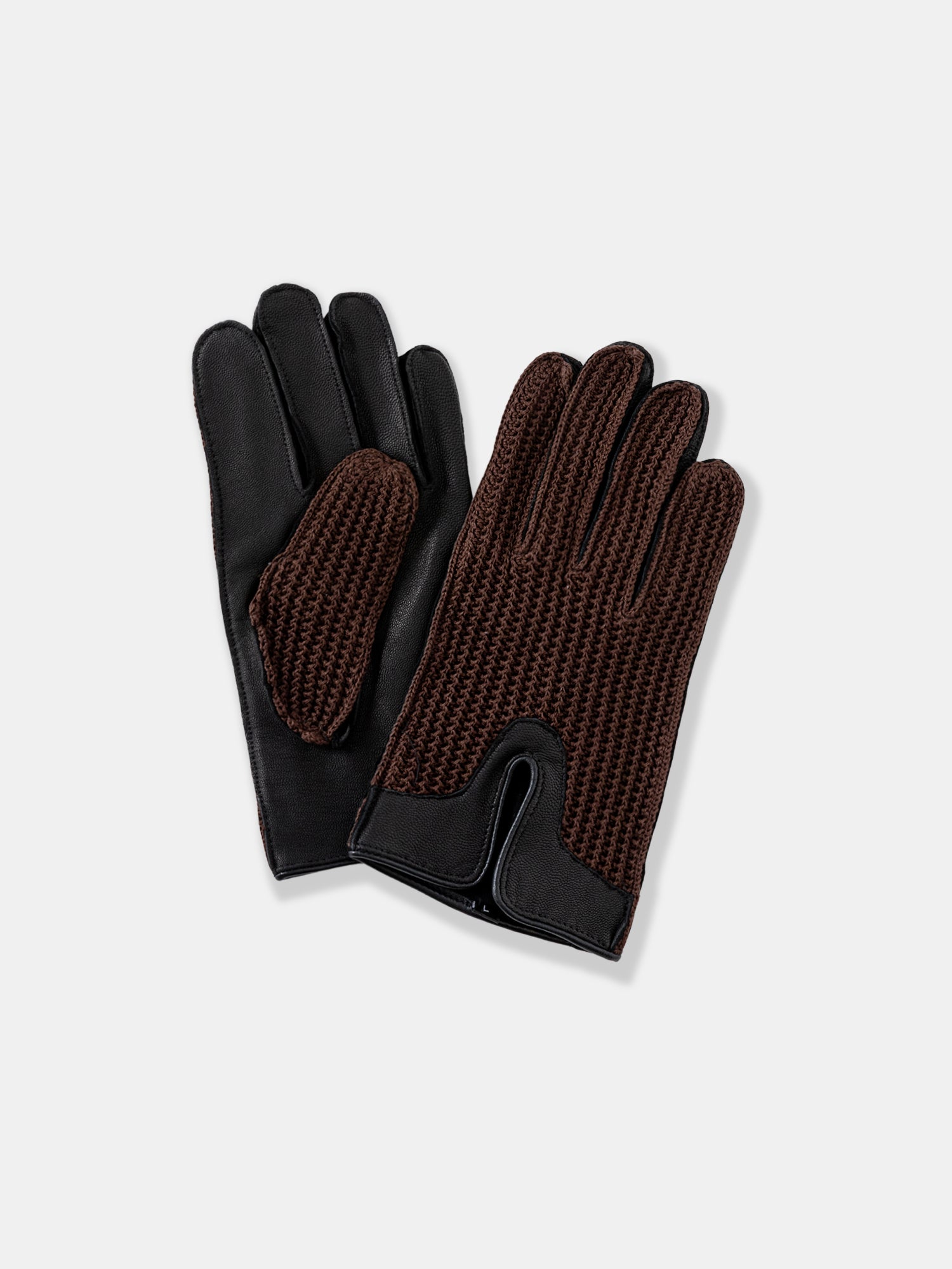 Black Leather Gloves - Grand Le Mar