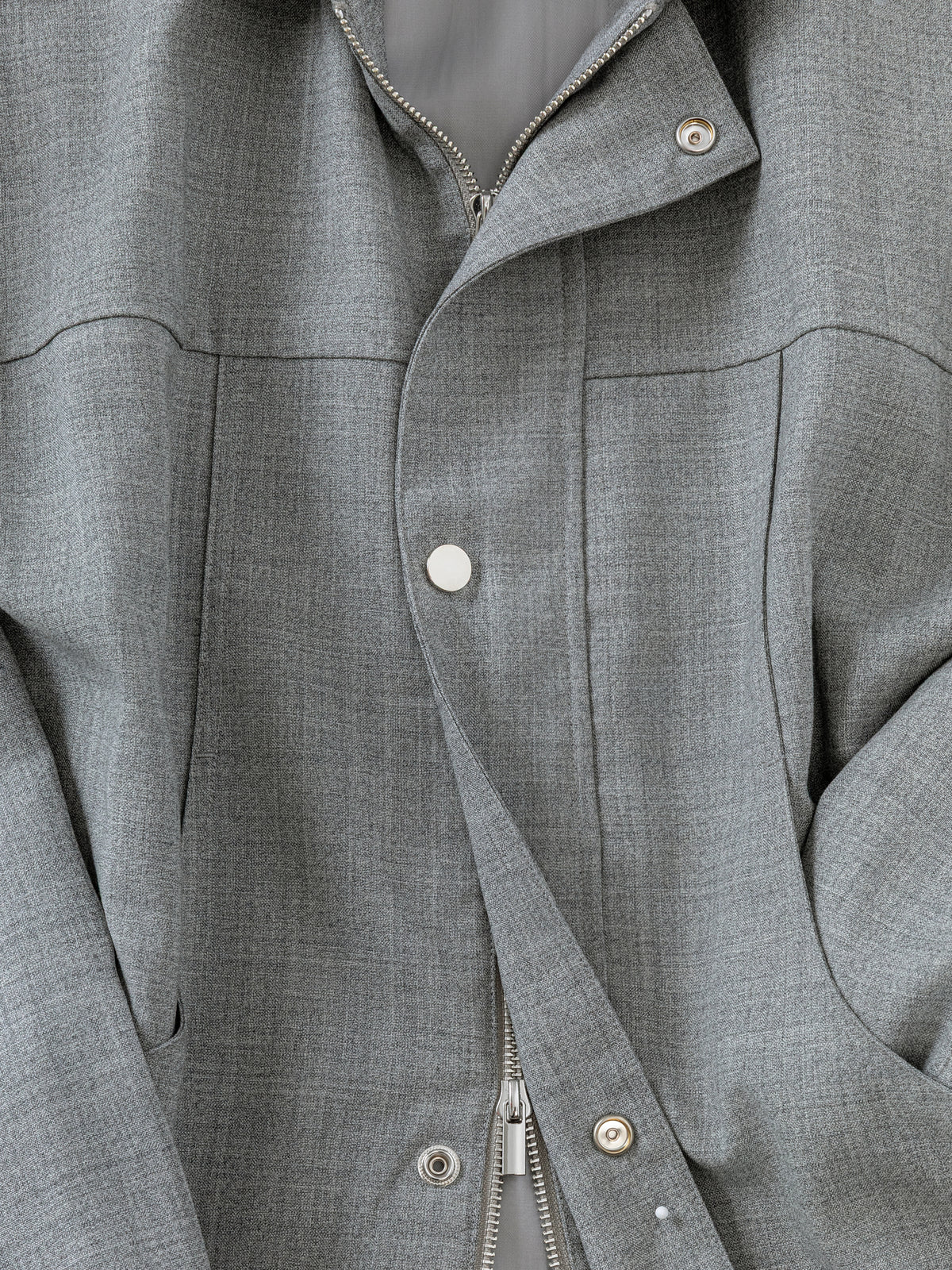 Light Grey High Twist Traveler Jacket