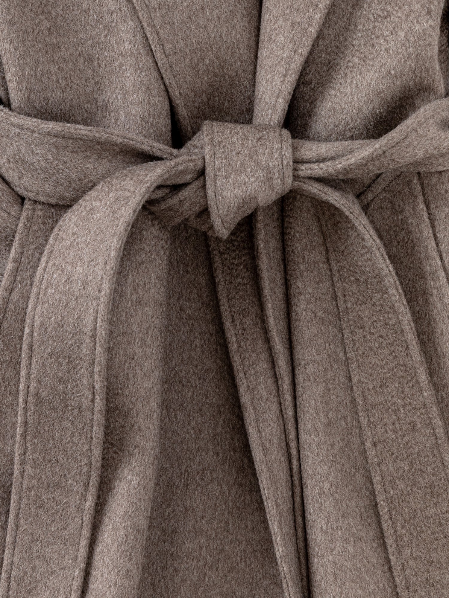 Taupe Yak Raglan Coat (DB) - Grand Le Mar