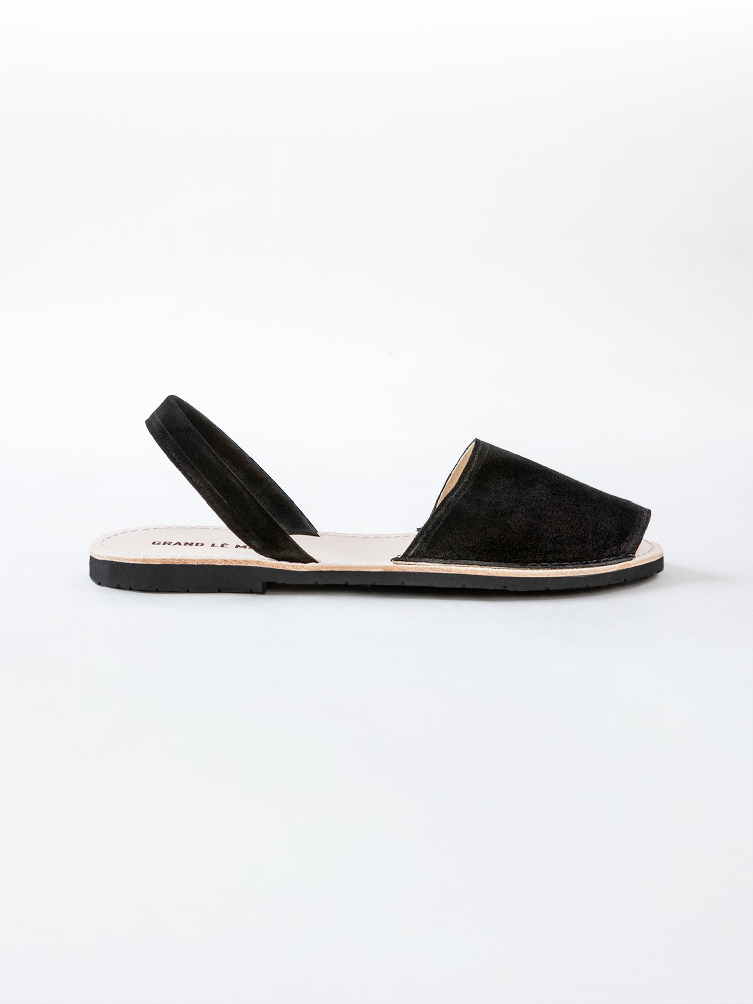 Black Suede Menorquinas