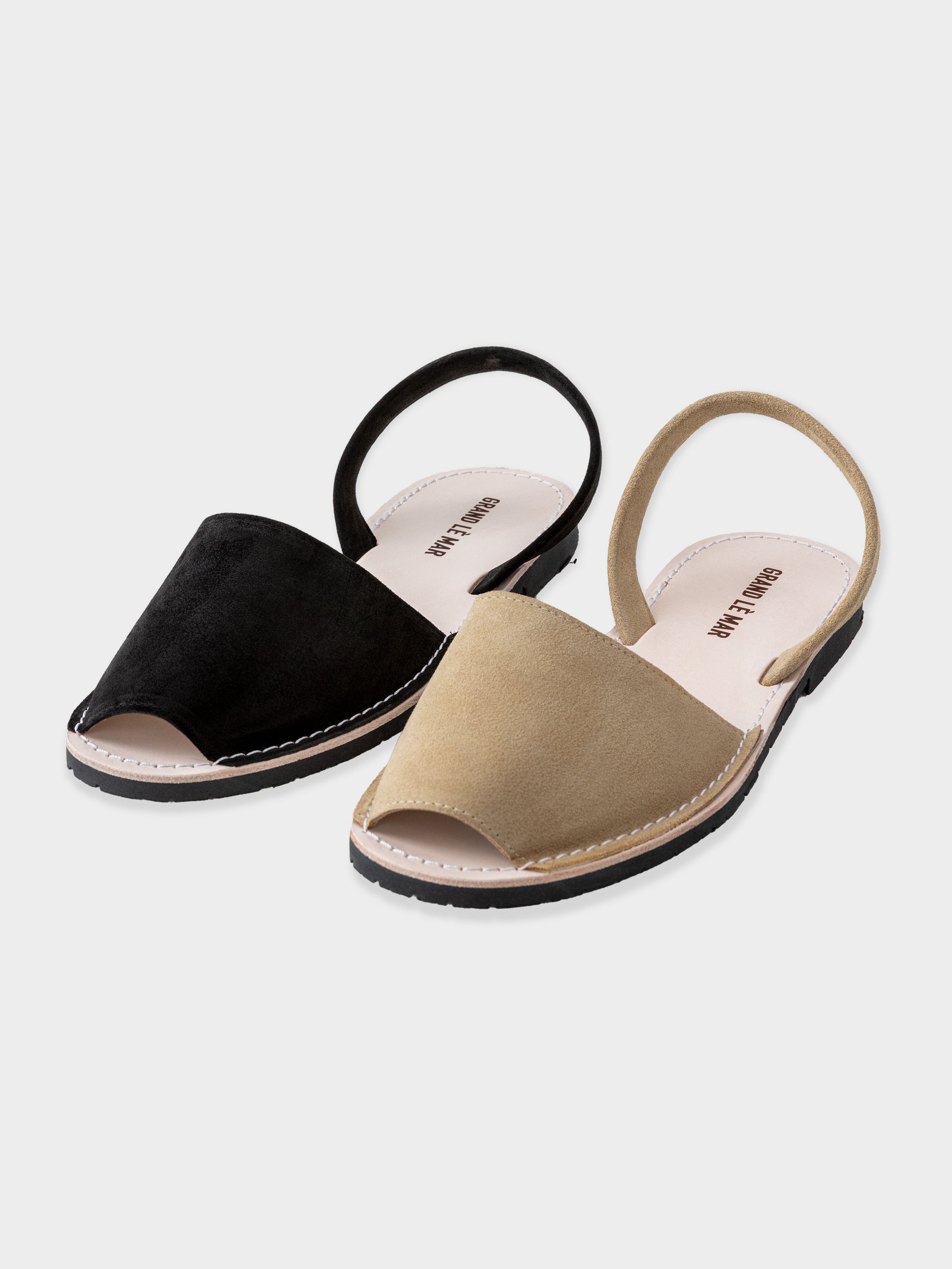 Black Suede Menorquinas