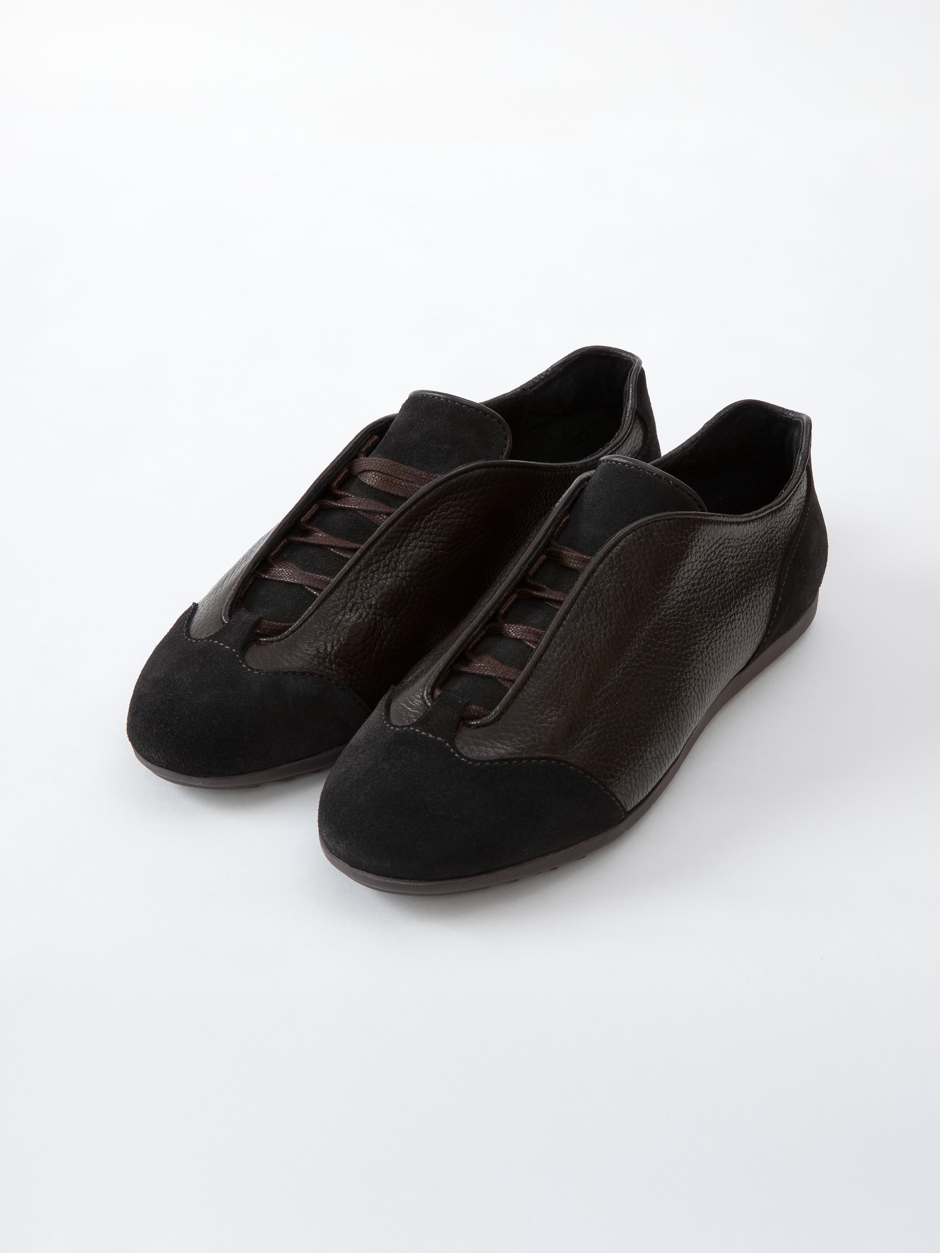 Brown Leather & Suede Trainers