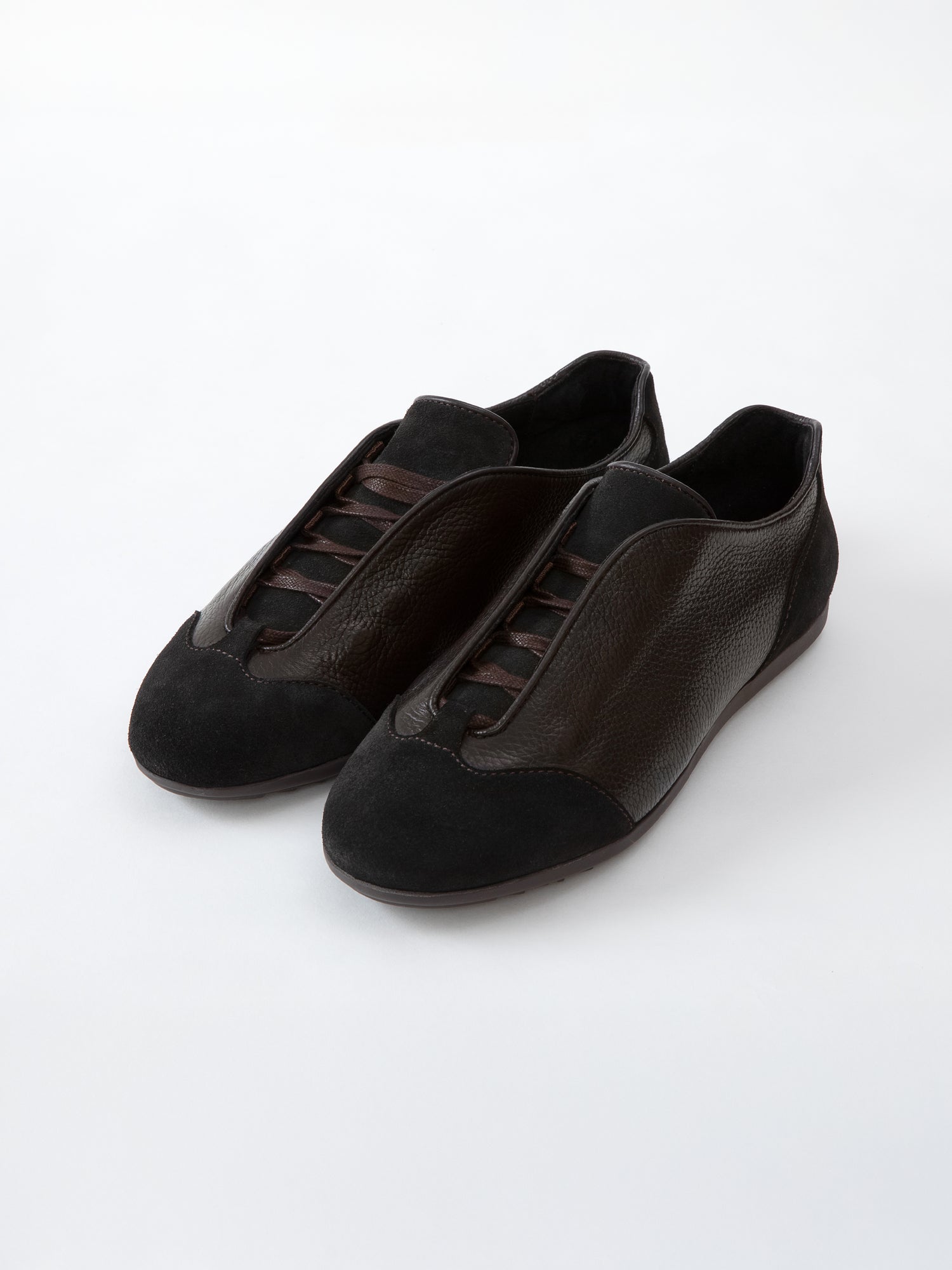 Brown Leather & Suede Trainers