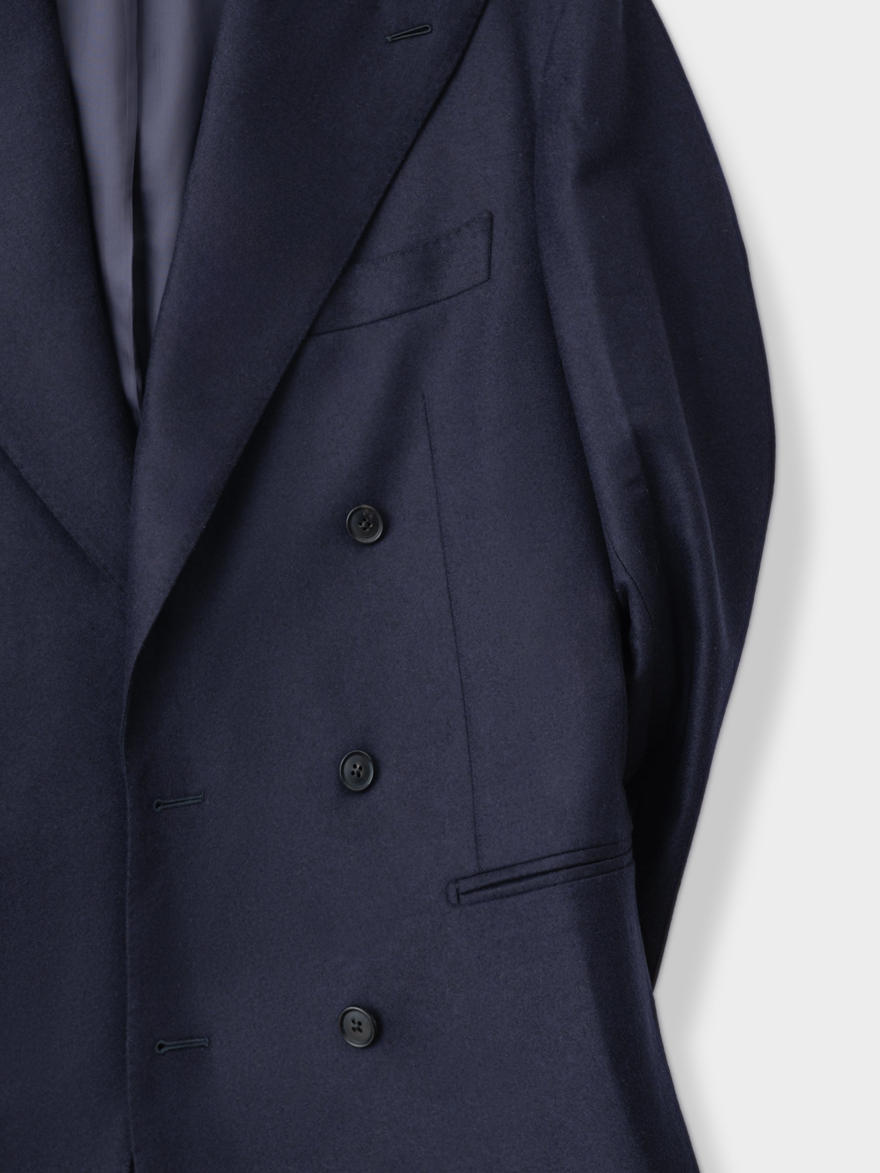 Navy Flannel Wool Suit (DB)