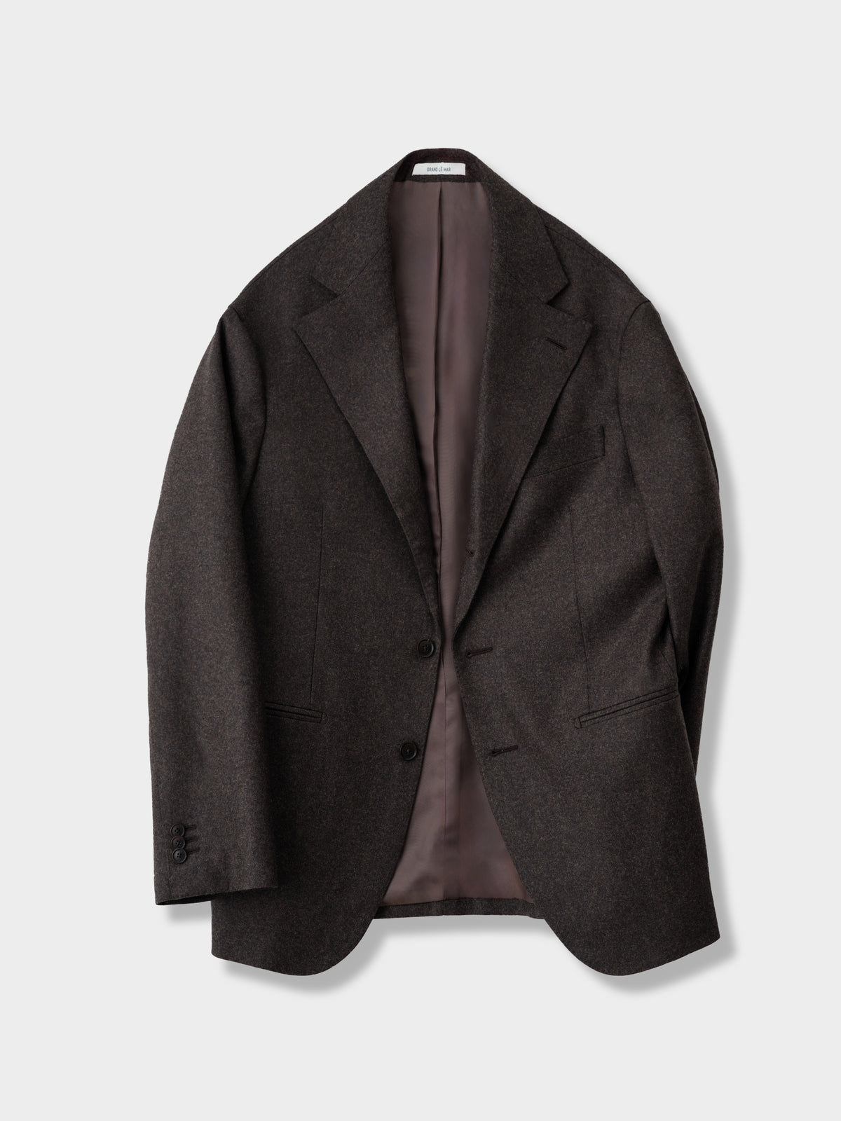 Brown Flannel Wool Jacket (SB)