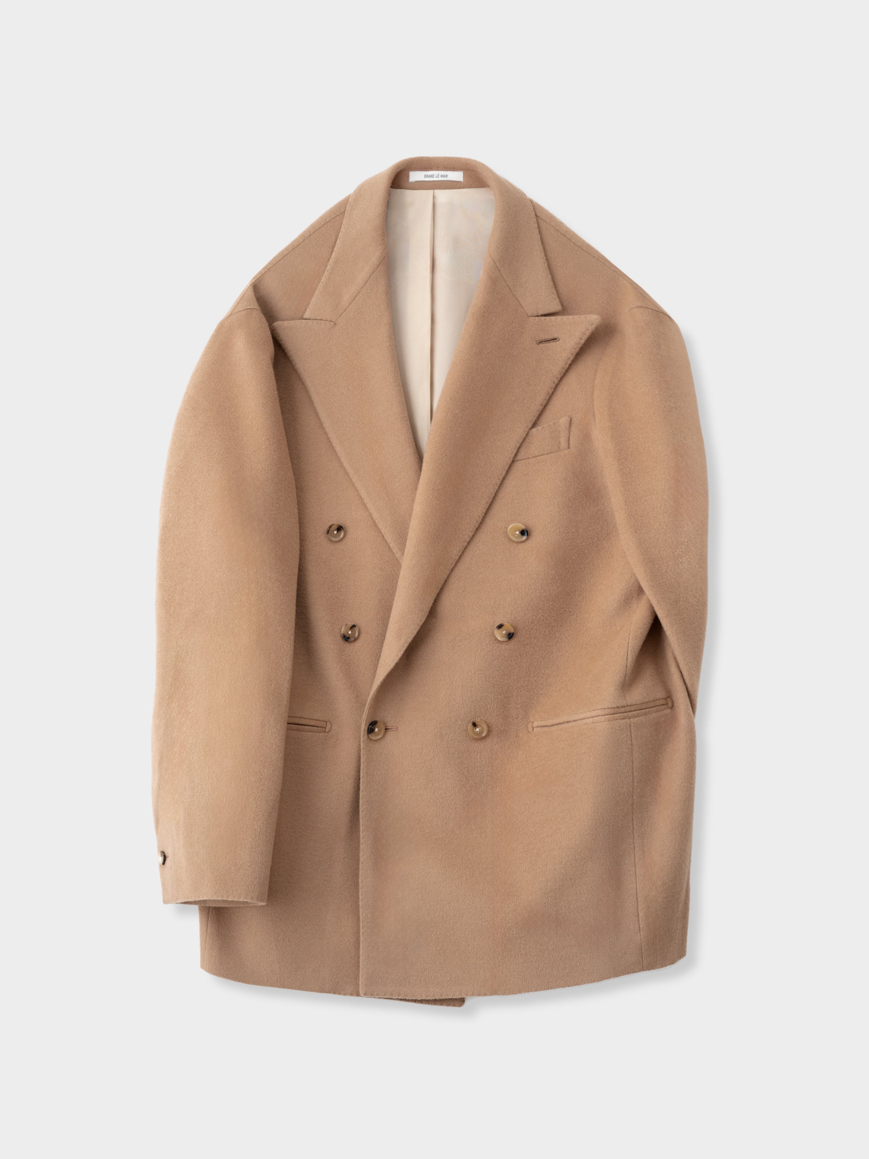 Camel Wool Cashmere Silk Suit (Casual Fit)