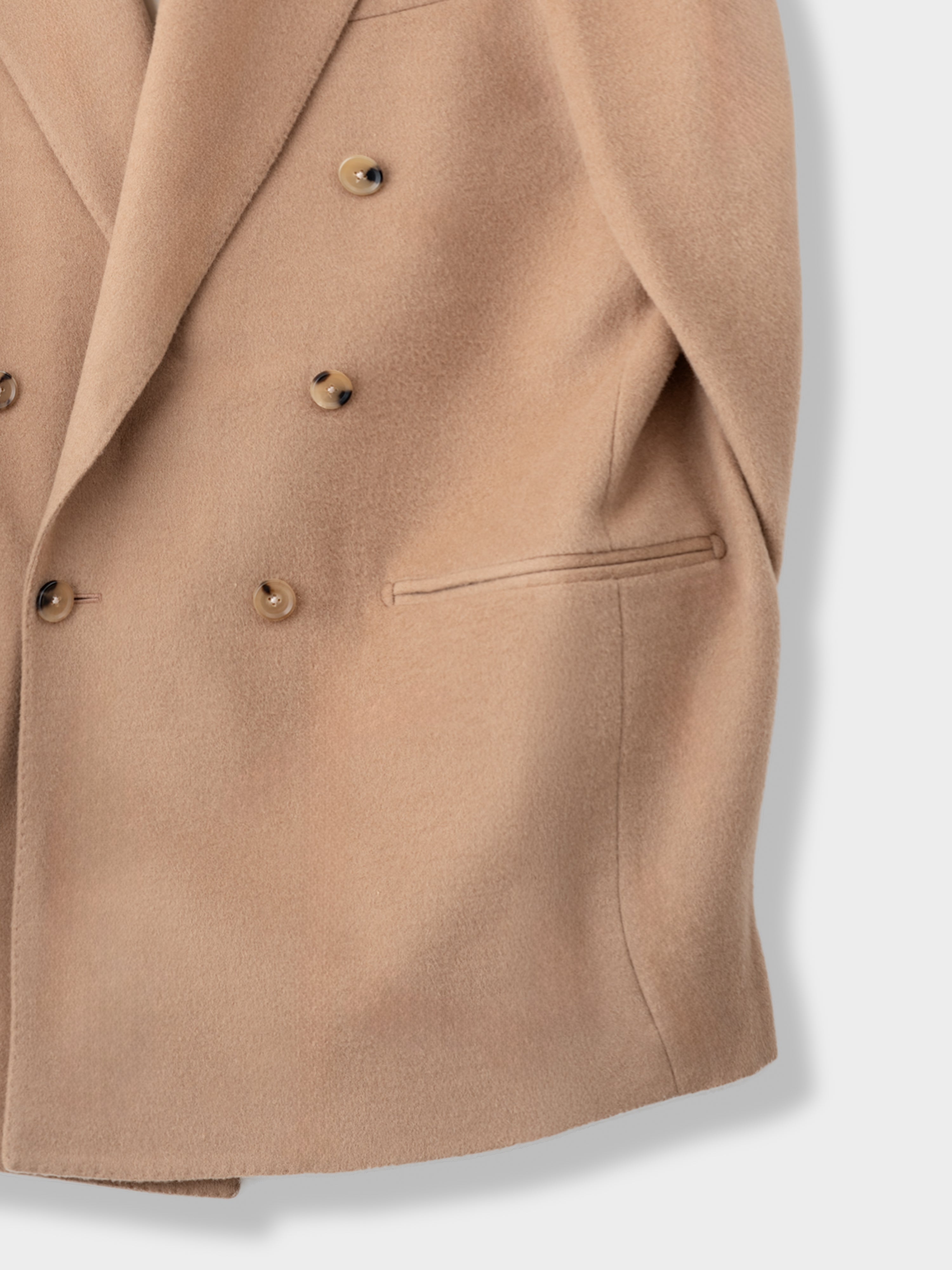 Camel Wool Cashmere Silk Suit (Casual Fit)