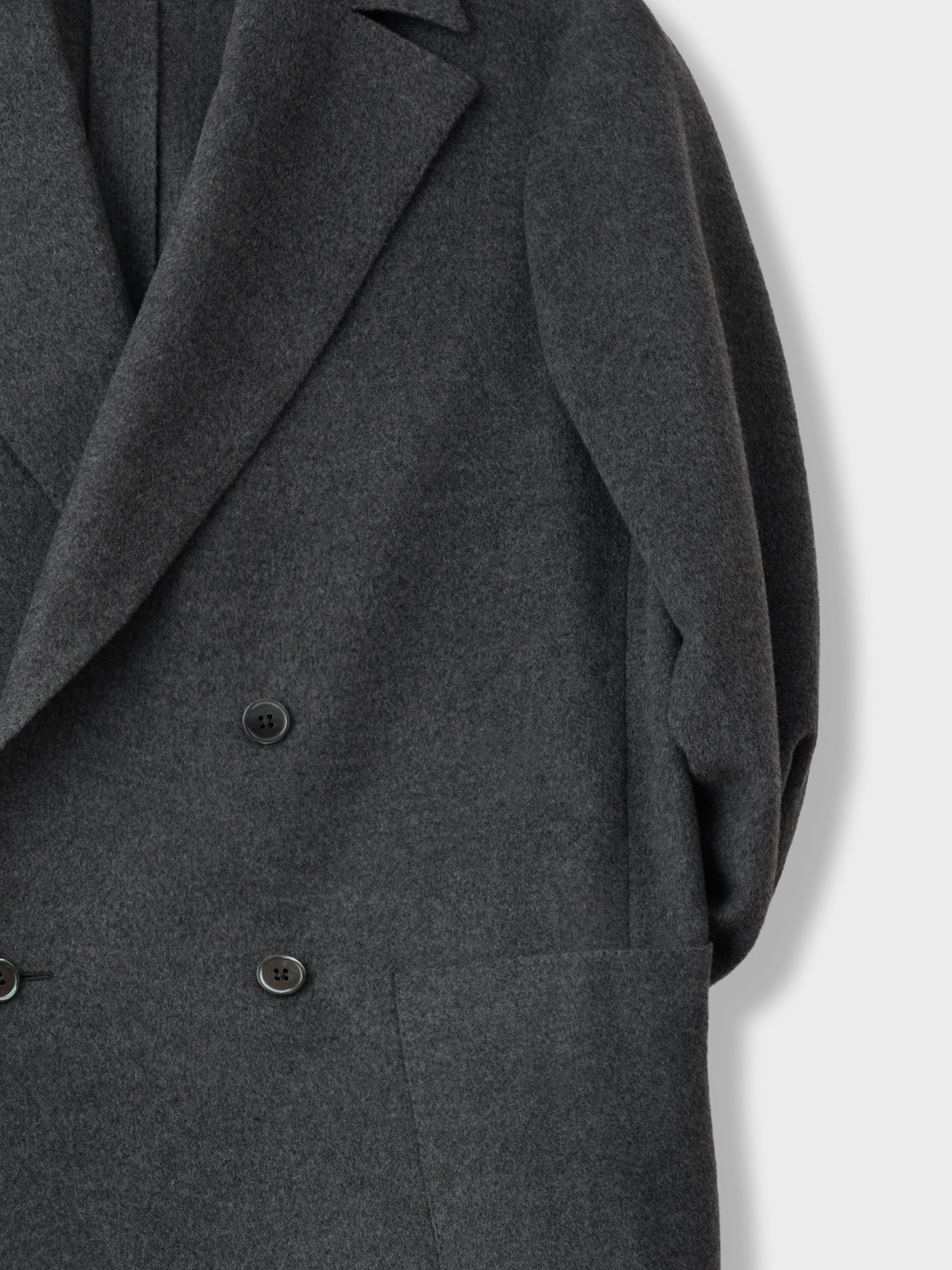 Heather Grey Wool Cashmere Silk Suit (Casual Fit)