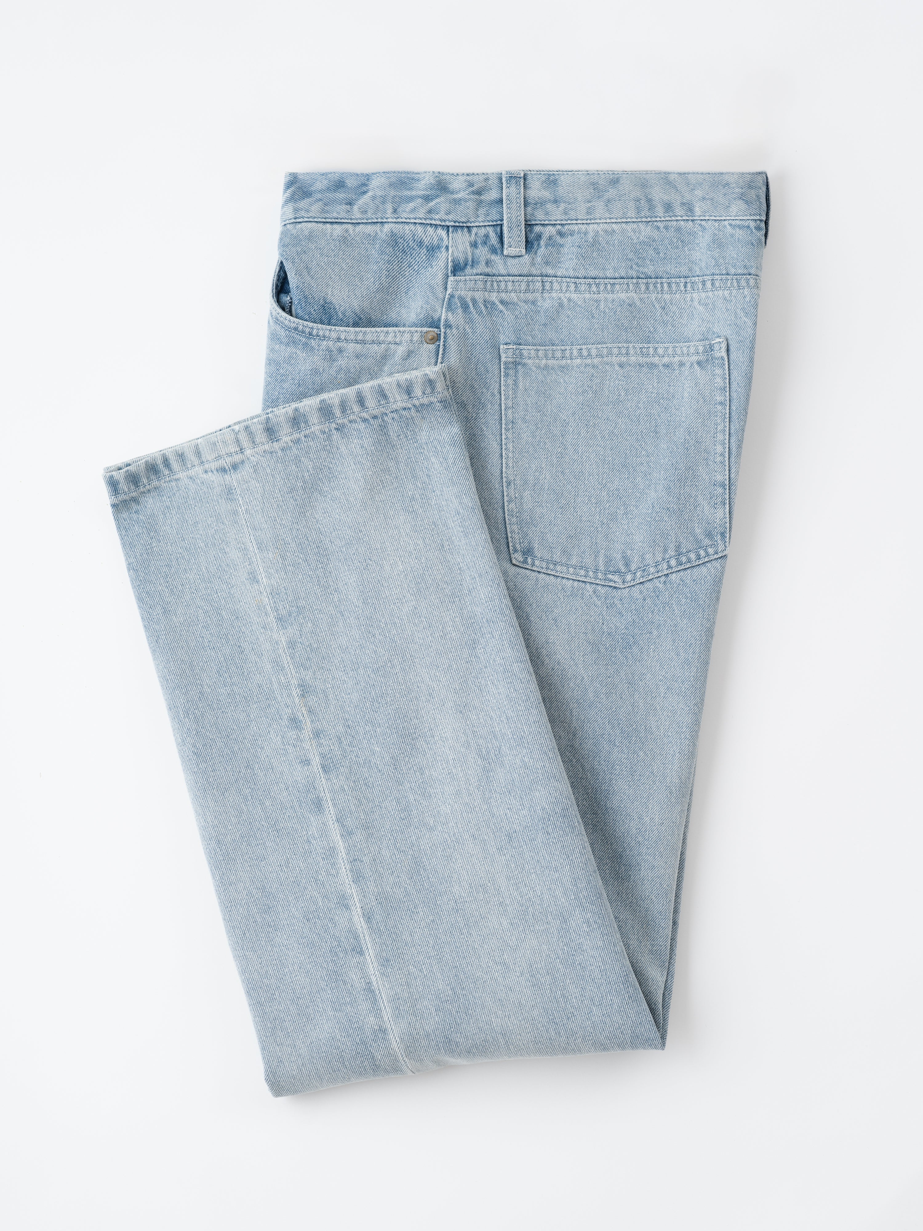 Light Blue Washed Denim Jeans