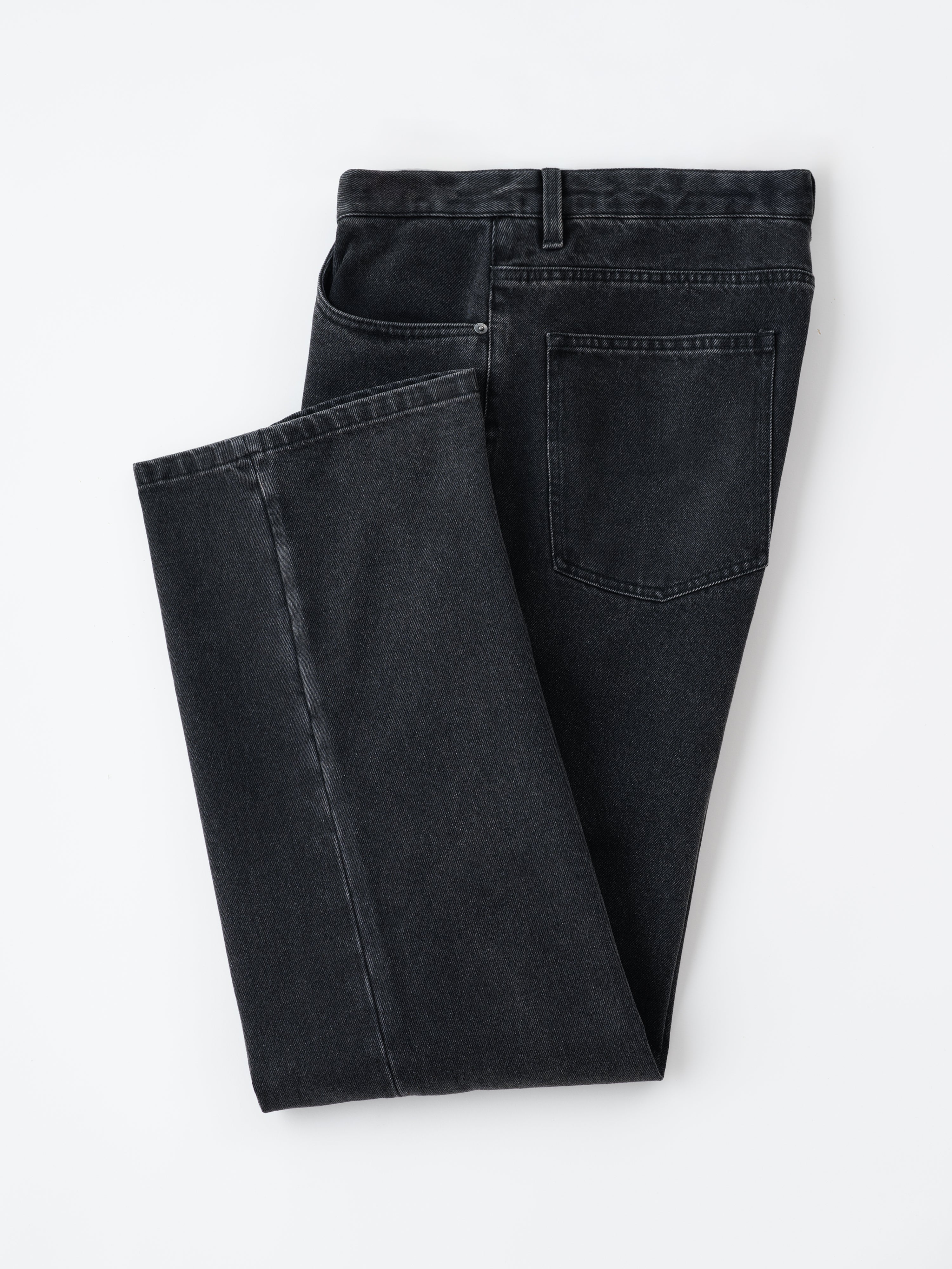 Grey Washed Denim Jeans