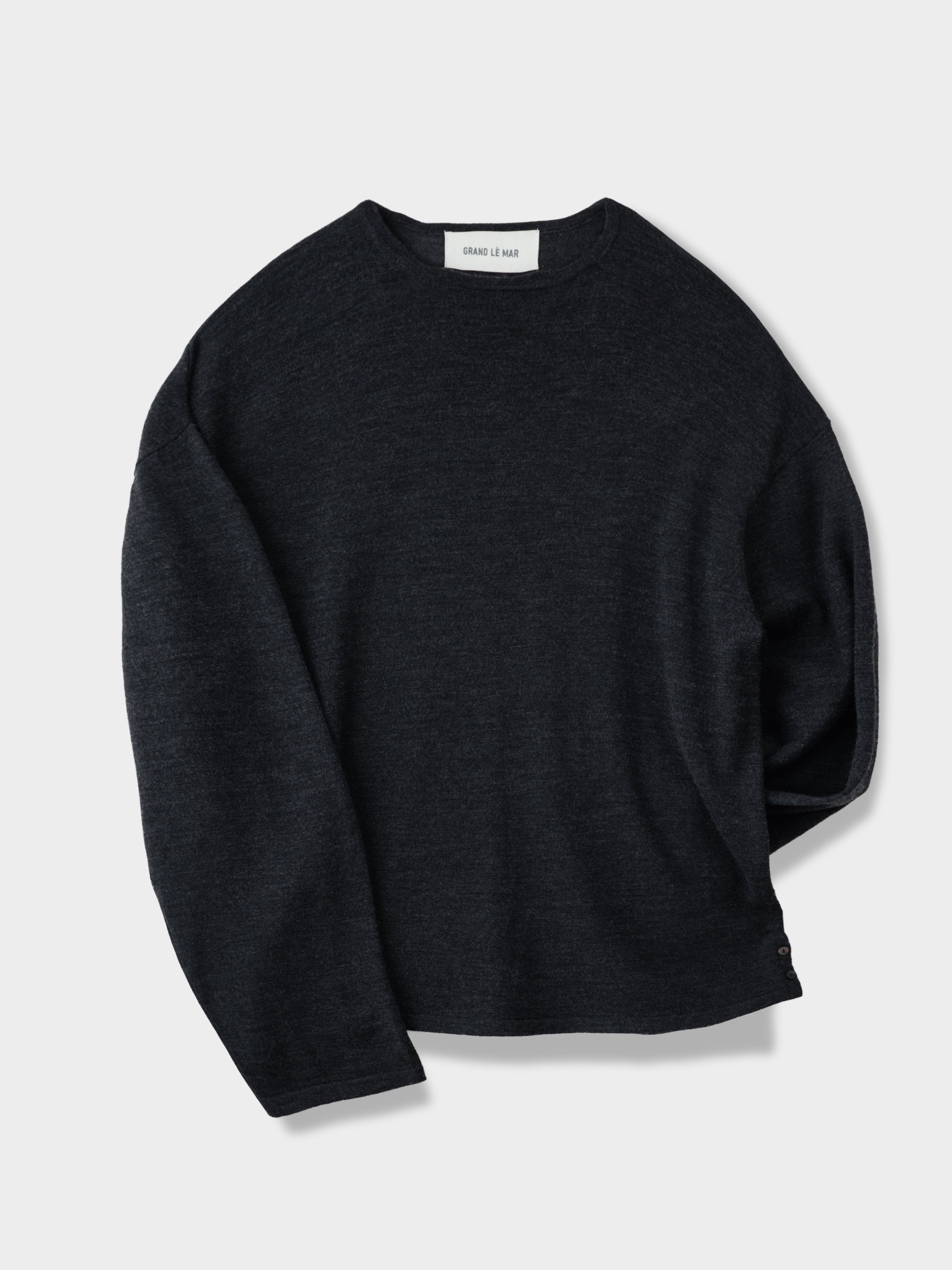 Charcoal Wool 1-Ply Thermal