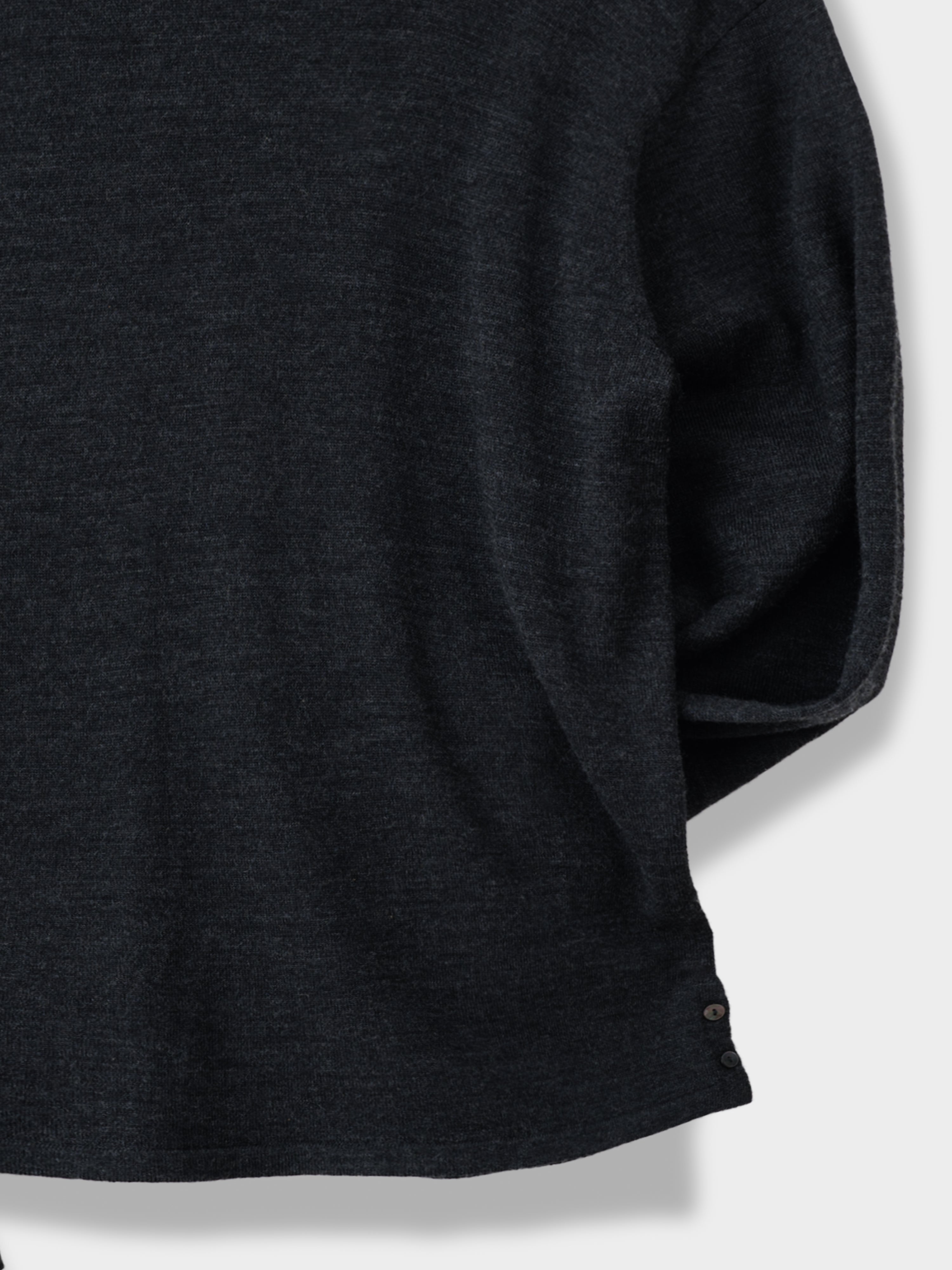 Charcoal Wool 1-Ply Thermal