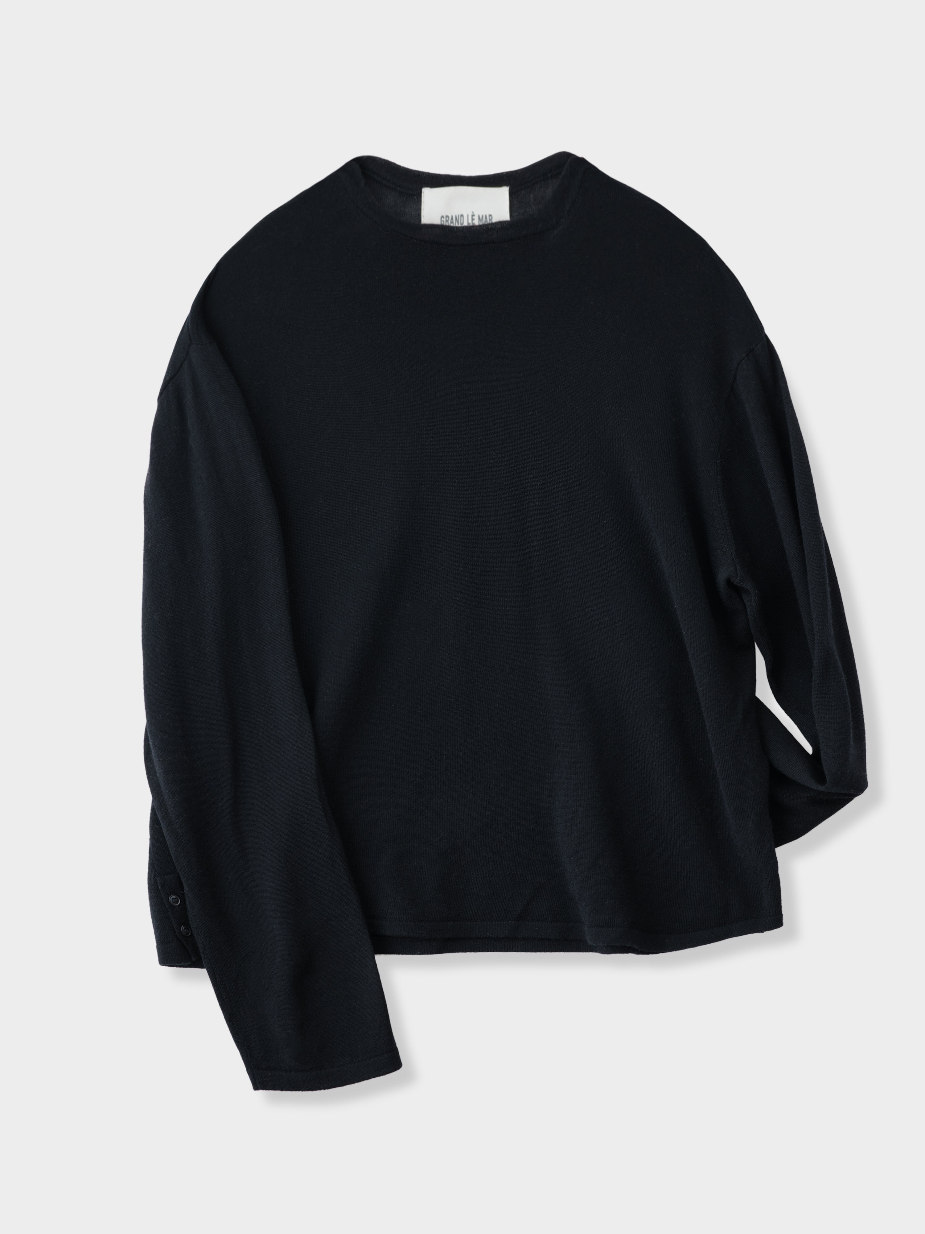 Black Wool 1-Ply Thermal
