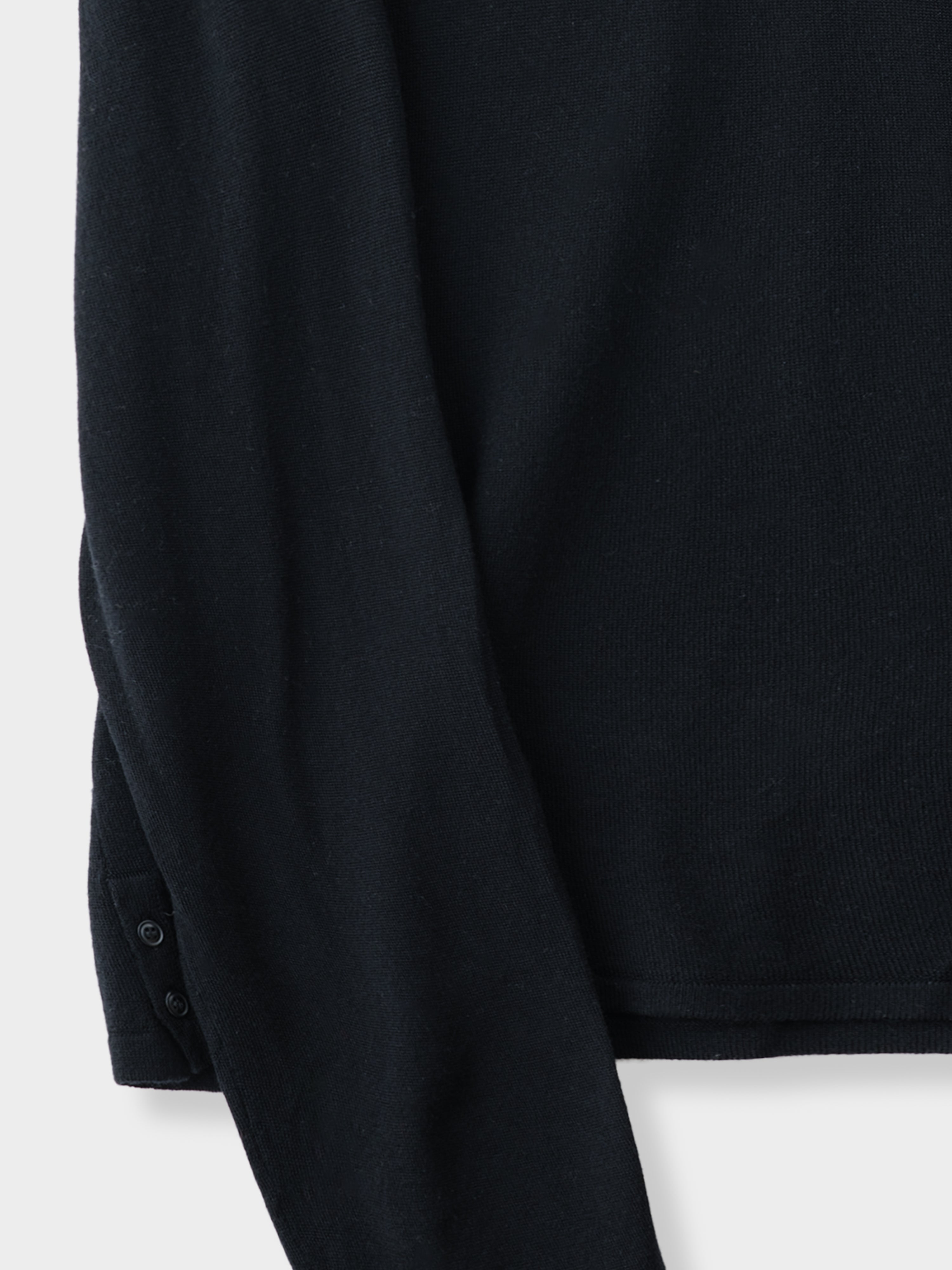 Black Wool 1-Ply Thermal