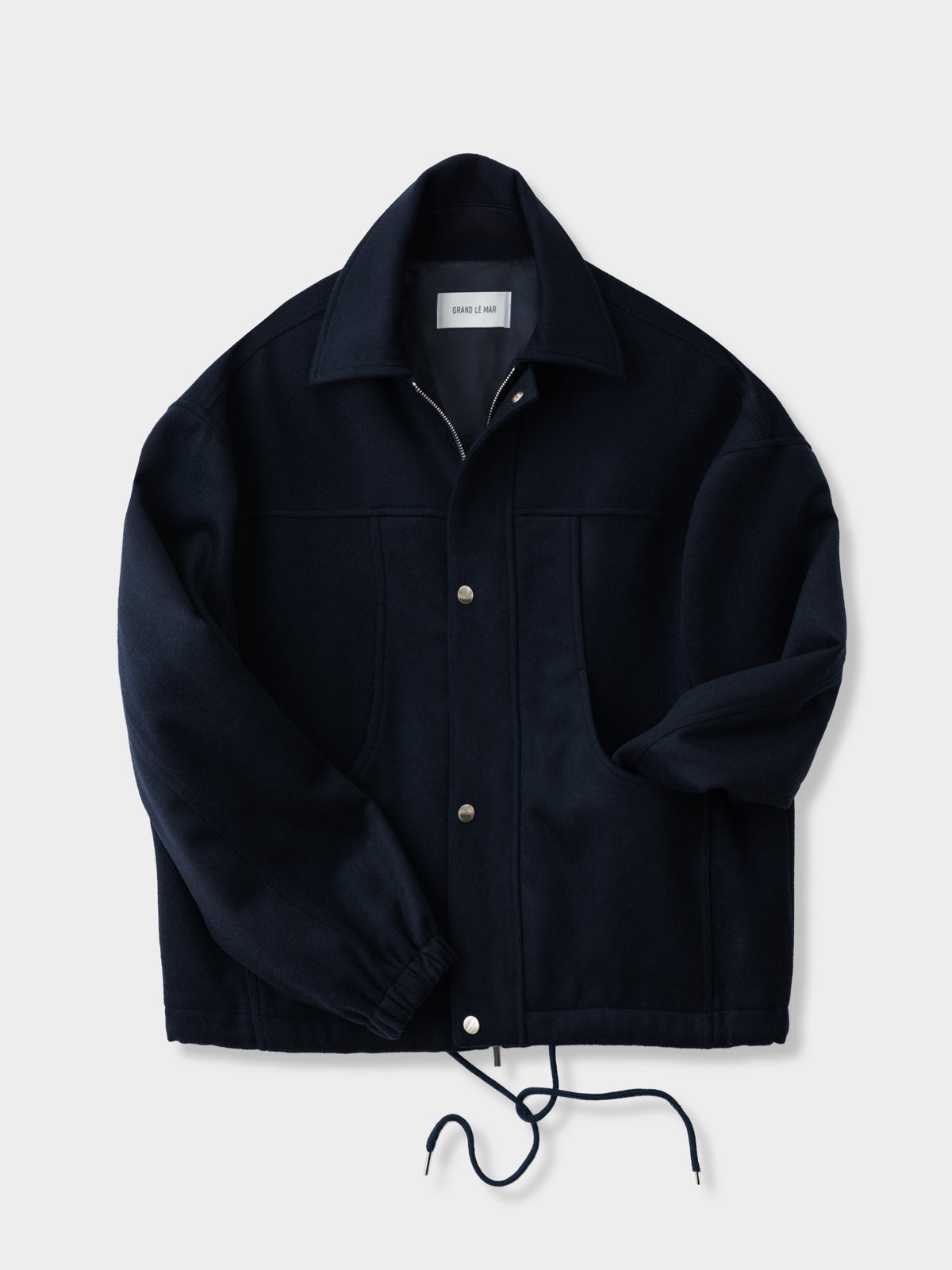 Navy Wool Cashmere Traveler Jacket
