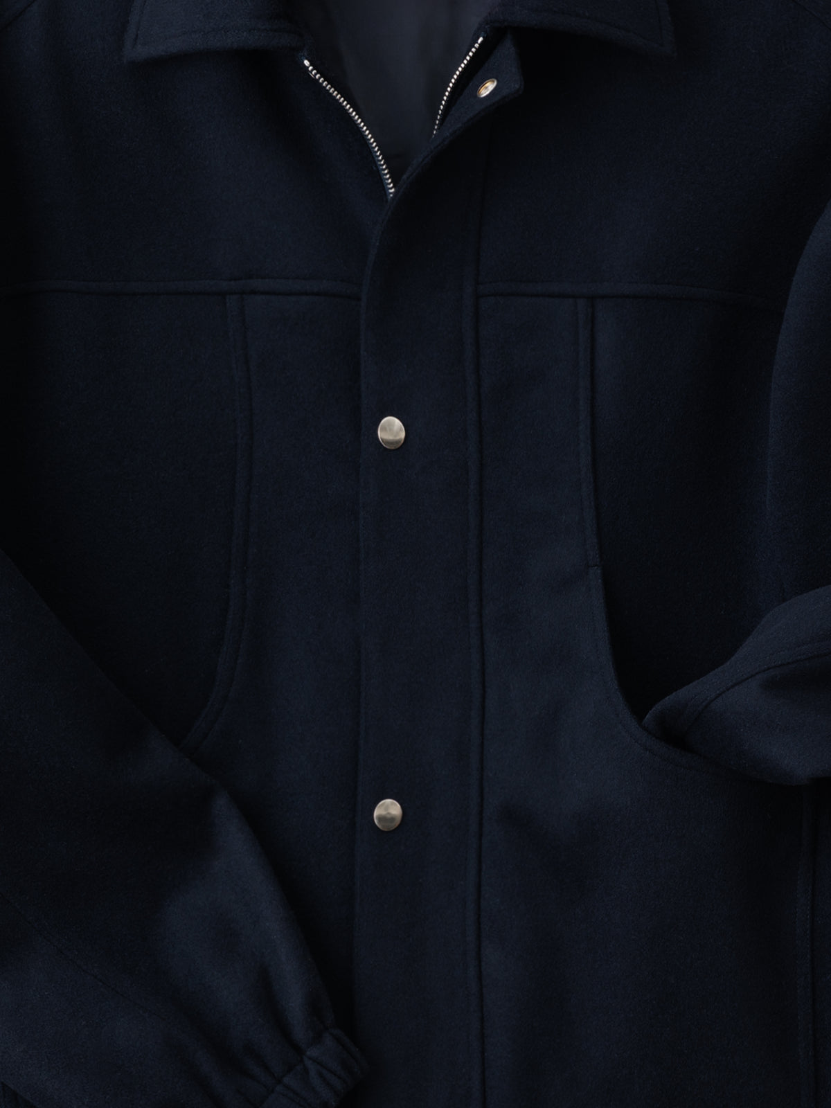 Navy Wool Cashmere Traveler Jacket