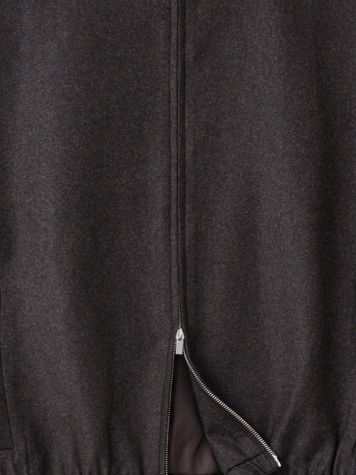 Brown Flannel Wool Vest