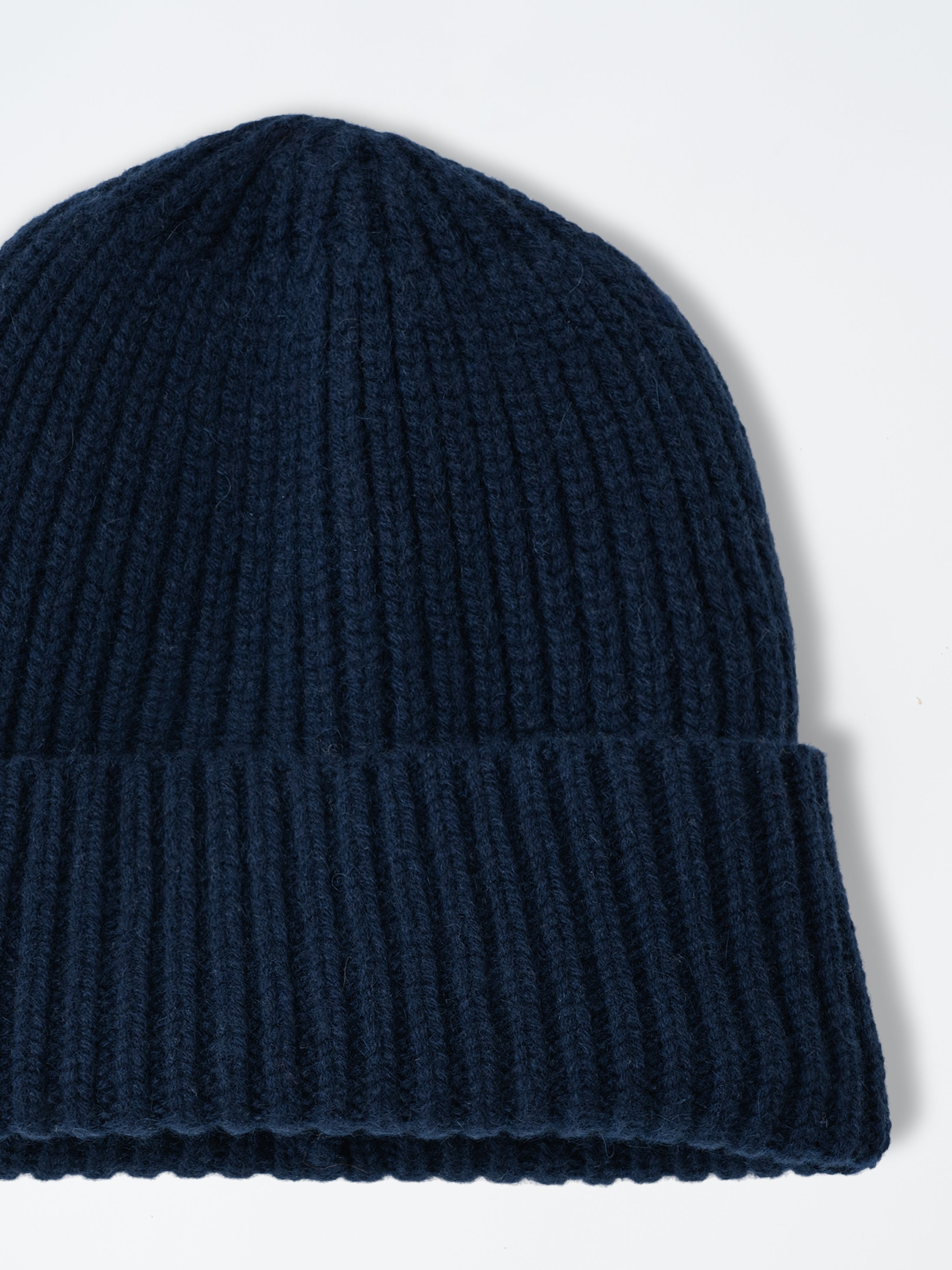 Navy Cashmere Beanie